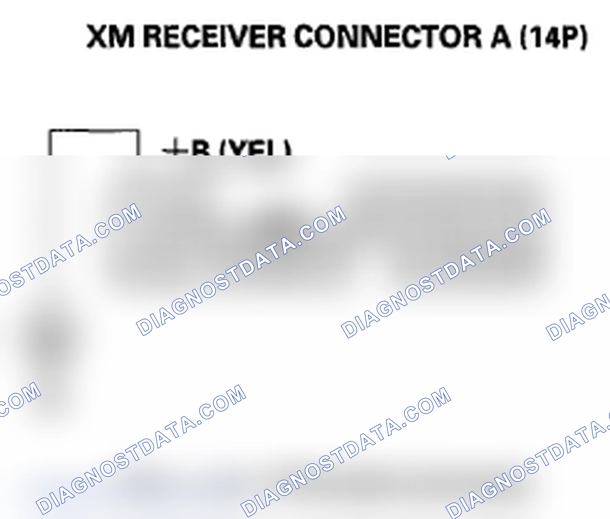 Scheme 182: XM radio preset memory is lost (Canada models with navigation)