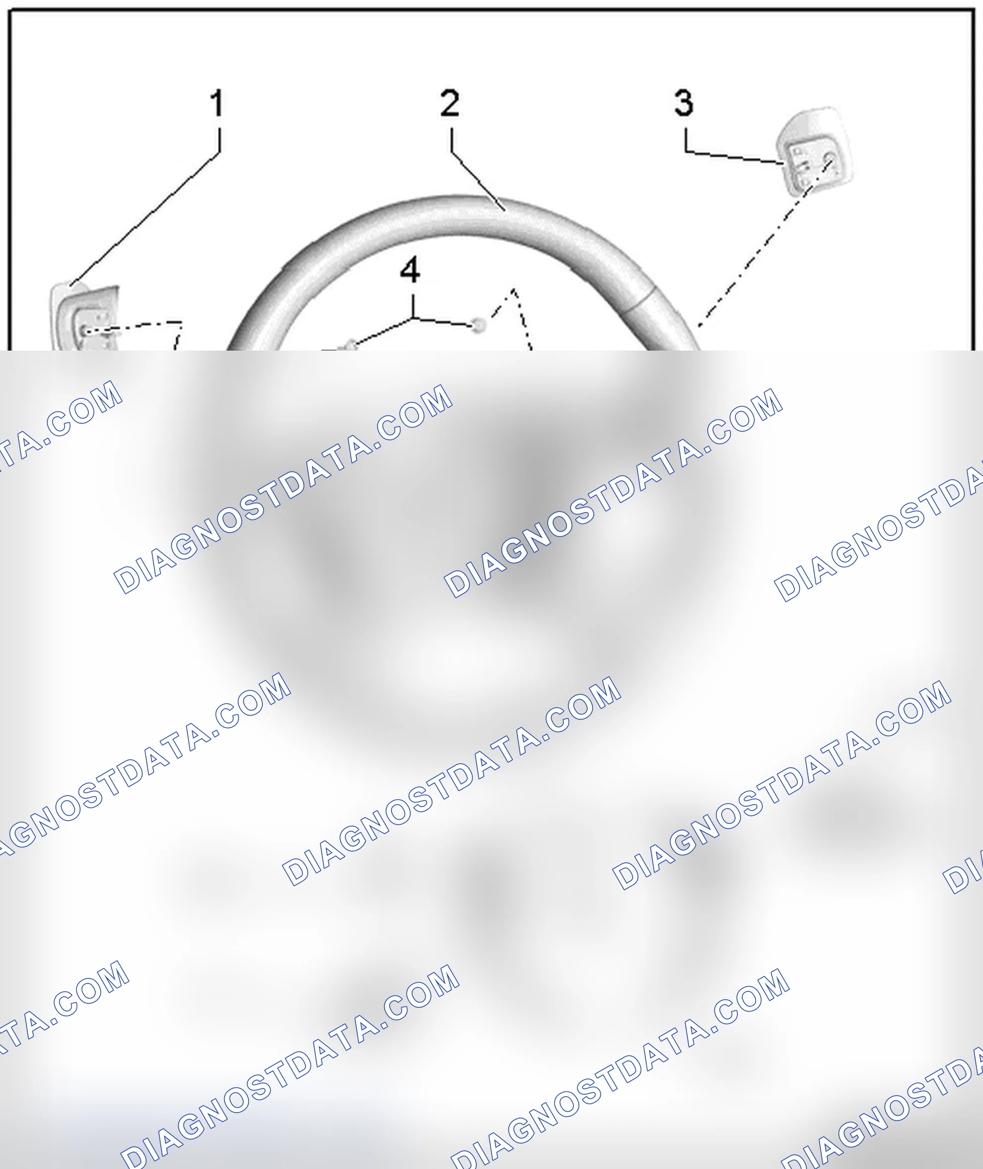 Scheme 51: 4-SPOKE STEERING WHEEL OVERVIEW