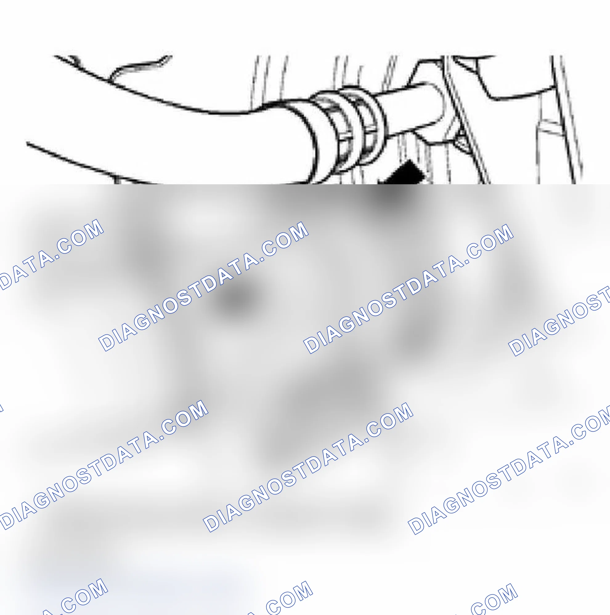 Scheme 1: Detaching lower coolant hose