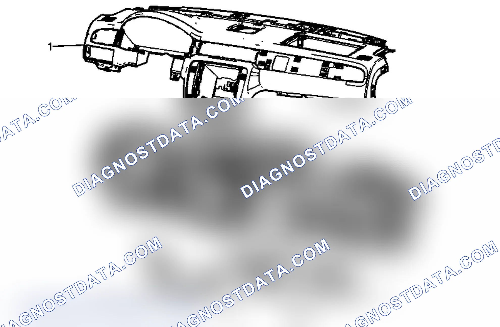 Scheme 155: Instrument Panel Compartment Door Assembly Replacement (Except Cadillac)