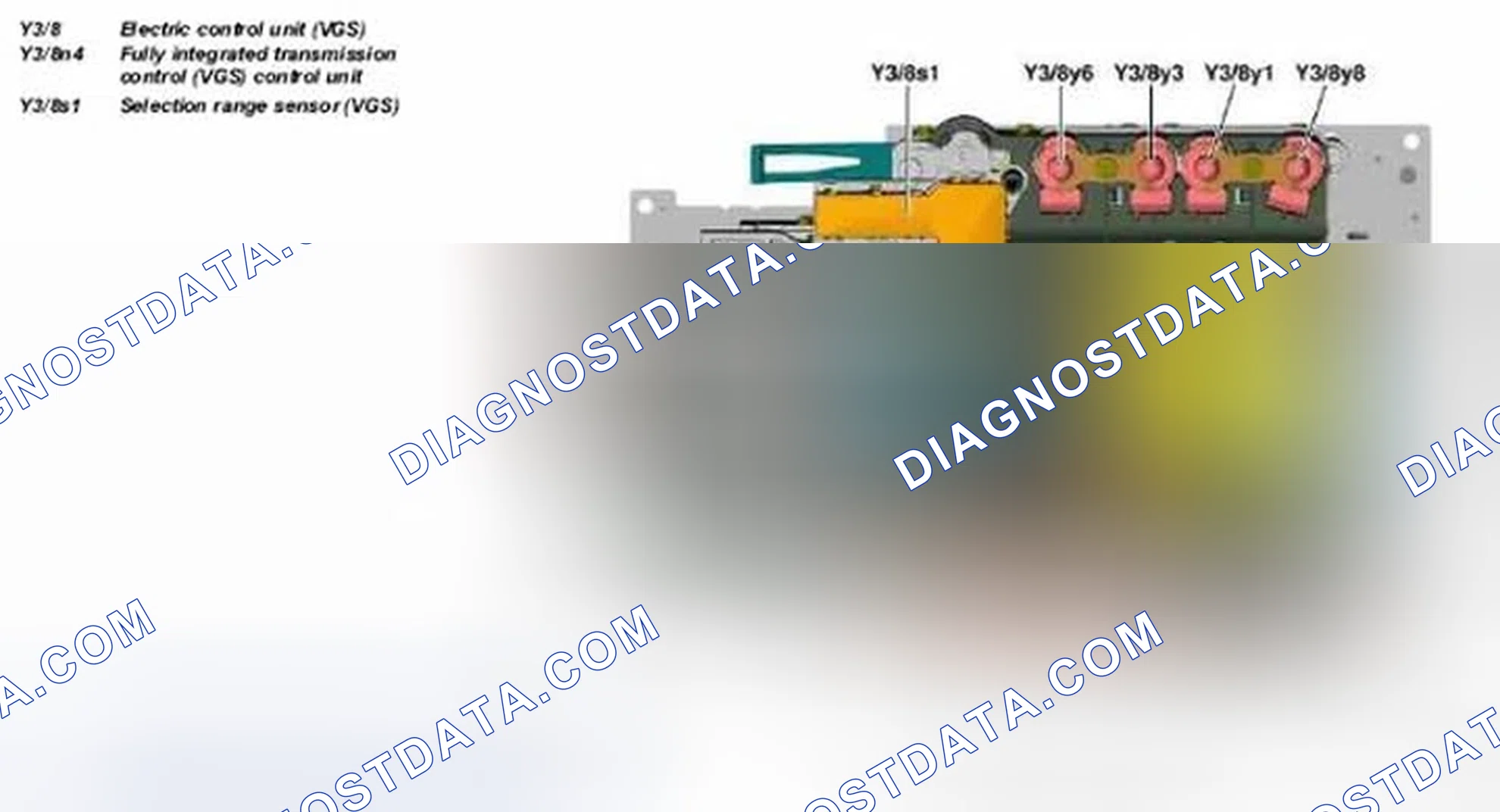 Scheme 349: Identifying Selection Range Sensor - Transmission 722.9