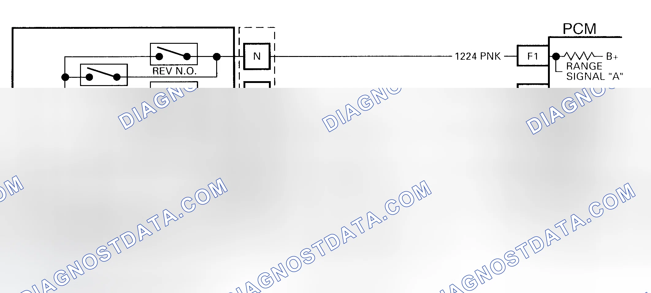 Scheme 194: Code 28 Schematic ("G" Series) Transmission Range Pressure Switch