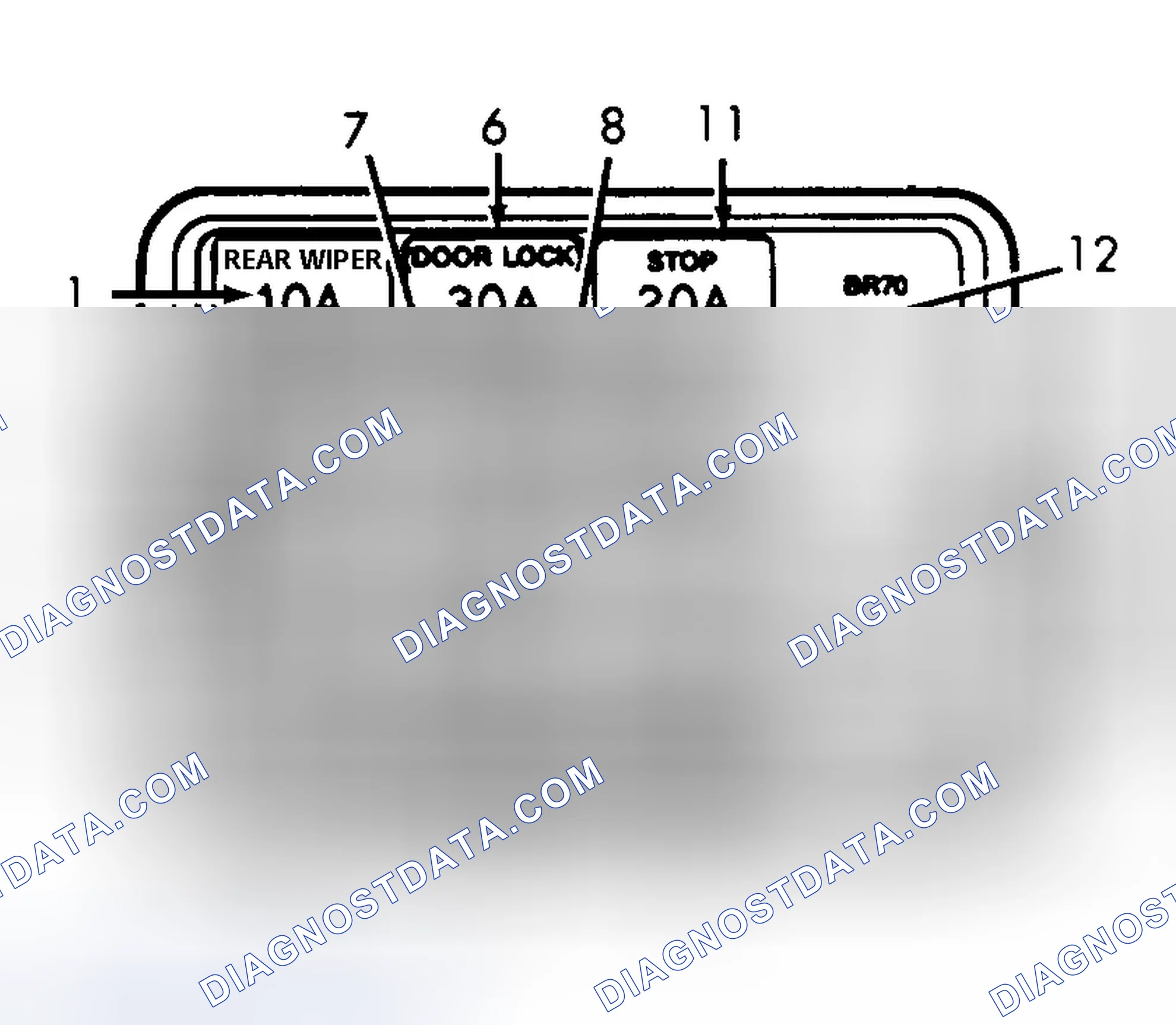 Scheme 3: INTERIOR FUSE PANEL IDENTIFICATION