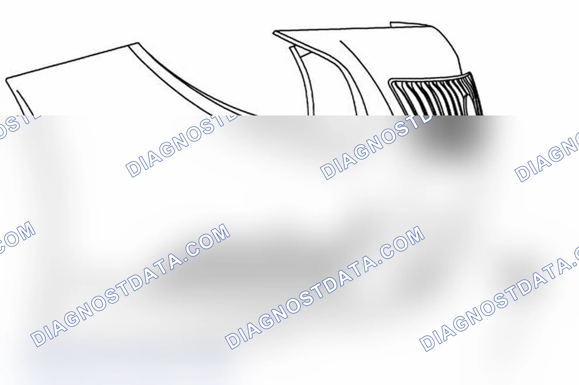 Scheme 7: Front Bumper Fascia Front Tow Eye Access Hole Cover Replacement