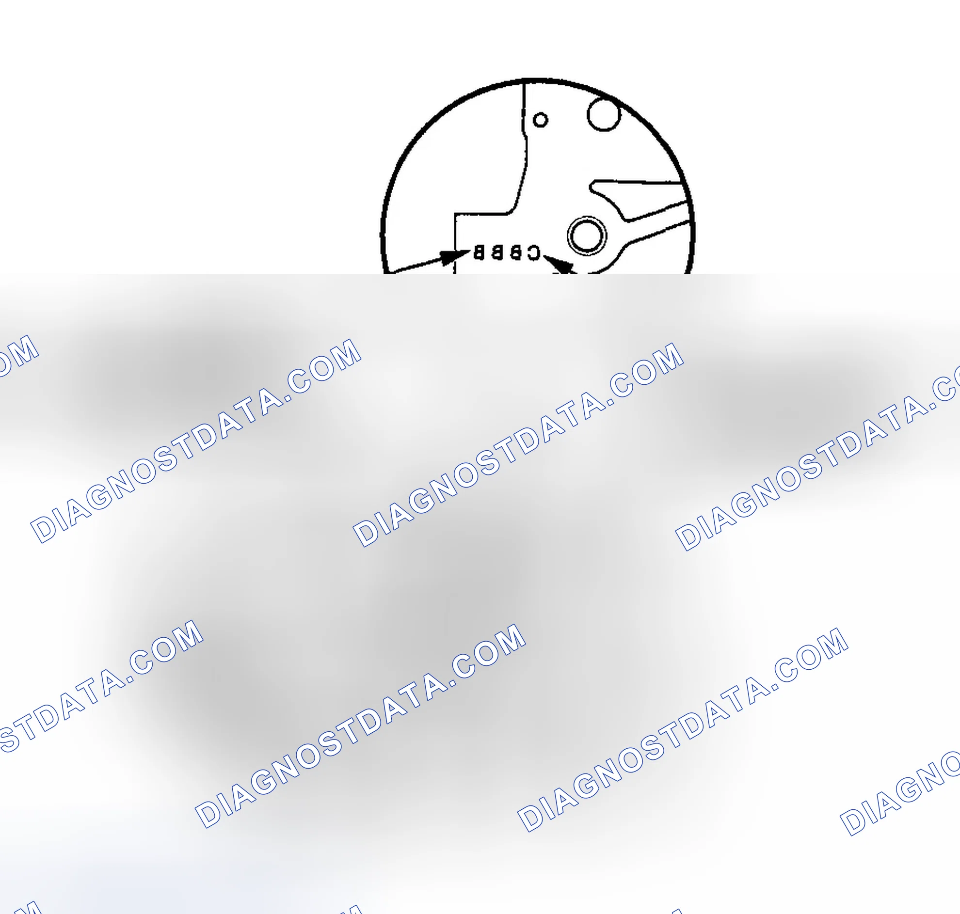 Scheme 440: Crankshaft Bore Code Location
