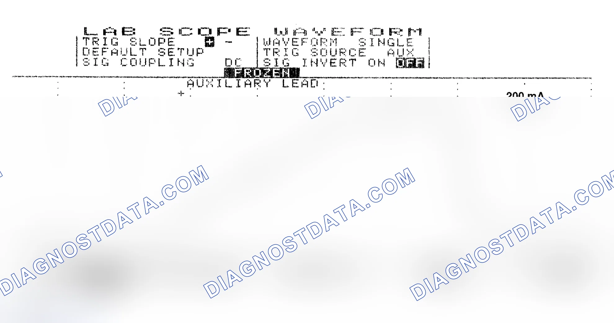 Scheme 13: Single Injector w/Normal Current Flow - Current Pattern
