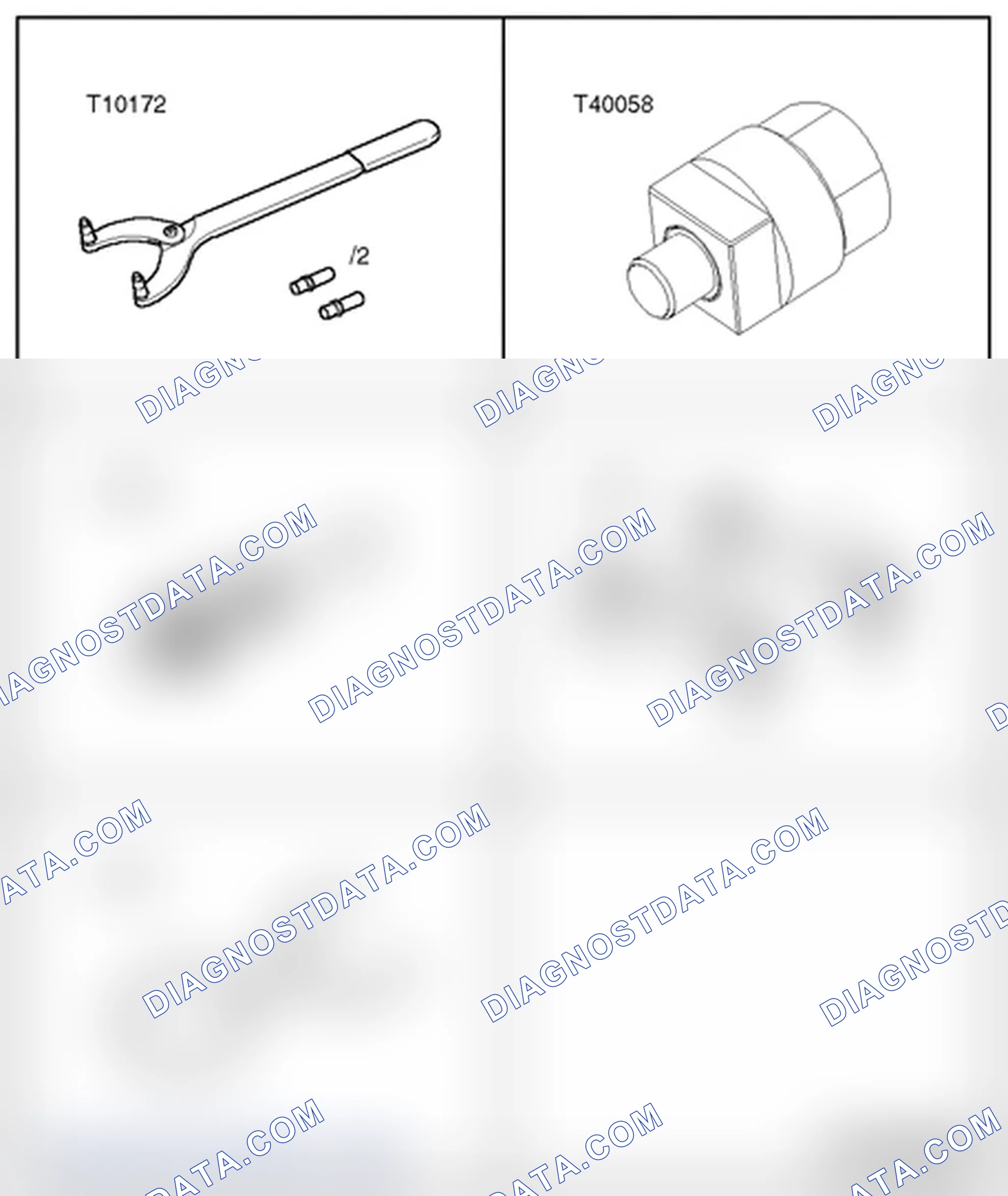 Scheme 154: Timing Chains, Removing from Camshafts and Chain Tensioner, Removing and Installing