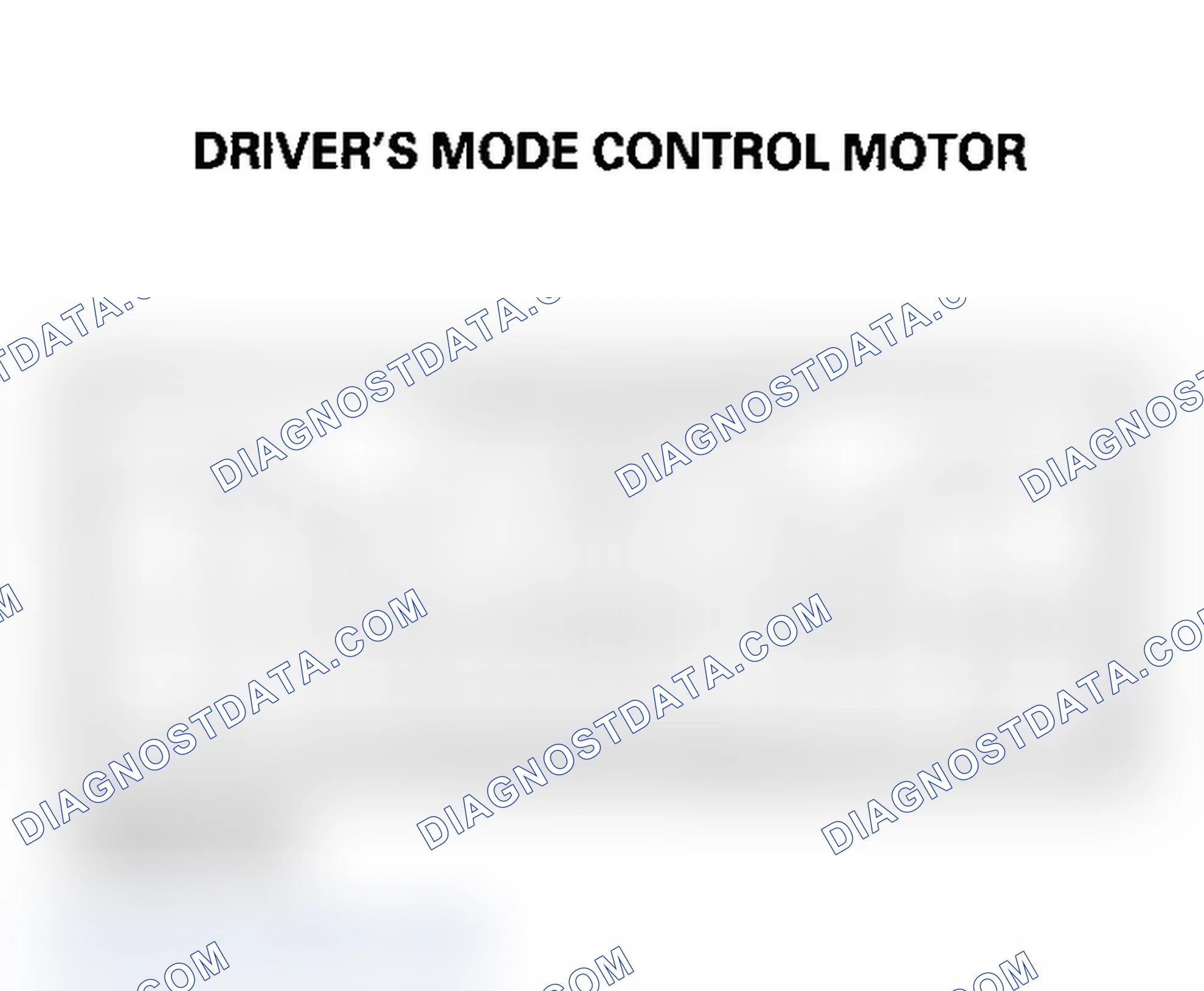 Scheme 126: Driver's Mode Control Motor Test