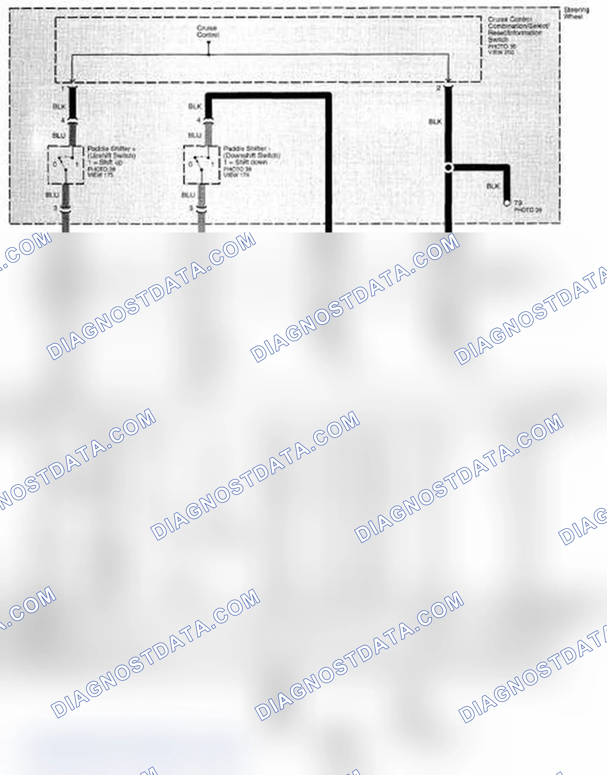 Scheme 273: Reverse Lockout System Circuit Diagram - A/T Controls (Page 39-5)