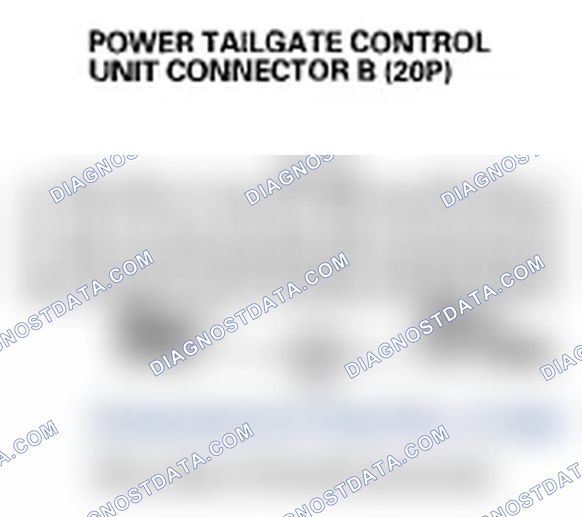 Scheme 181: DTC B1386: Power Tailgate Sensor Pulse A Circuit Malfunction