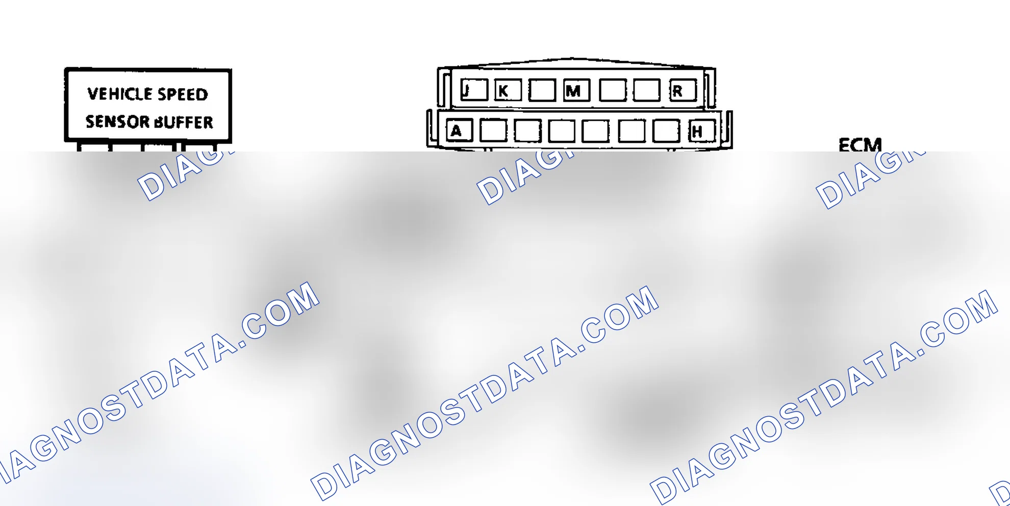 Scheme 104: Code 24, VSS Ckt Diag (5.0L & 5.7L B Body)