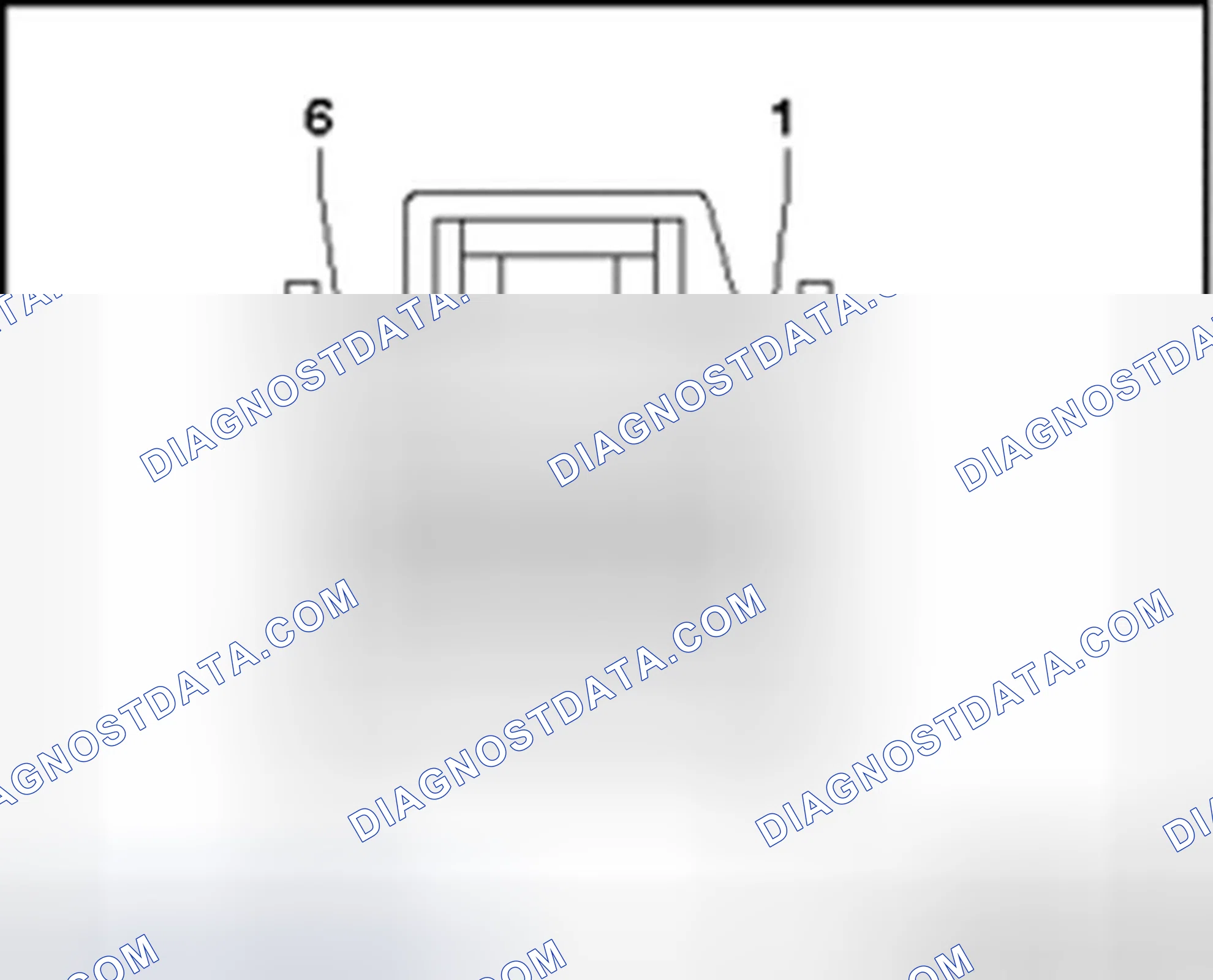Scheme 193: Monitor cable beneath seat, connector assignment