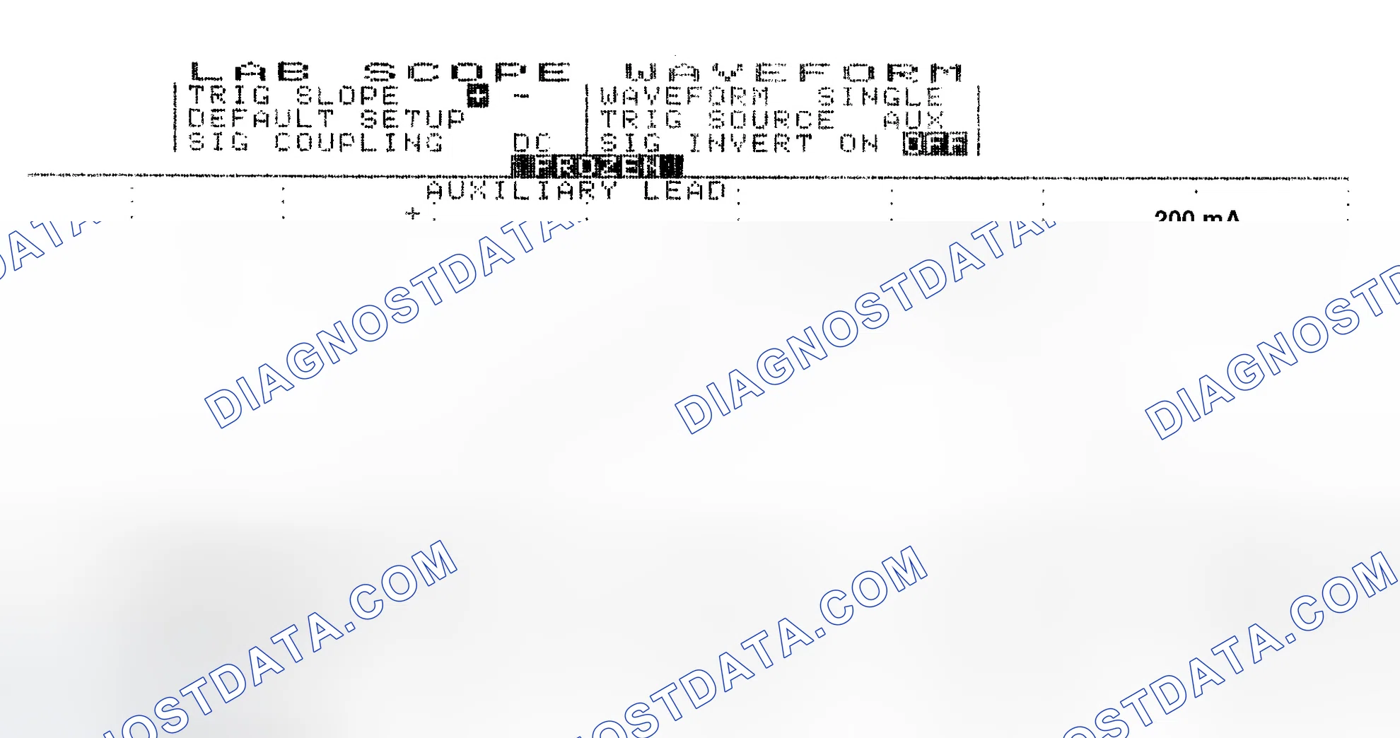Scheme 13: Single Injector w/Normal Current Flow - Current Pattern