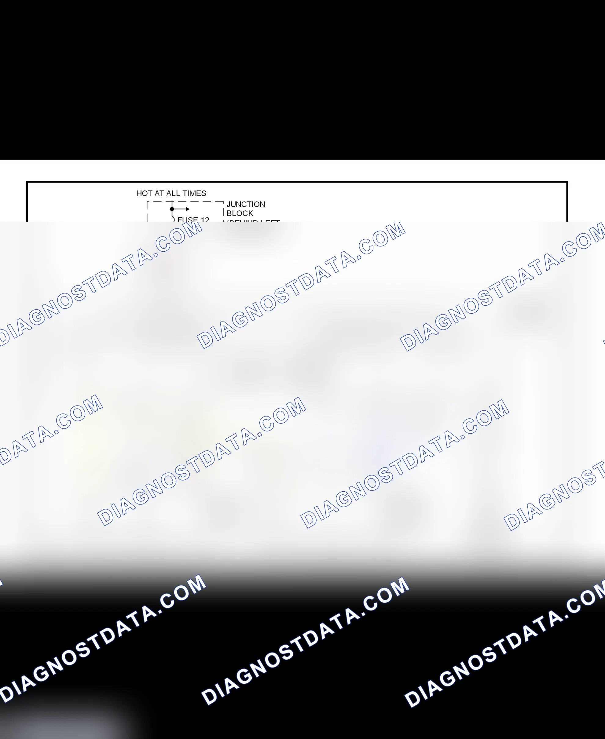 Scheme 5: Power Mirror System Wiring Diagram (Ram Van & Ram Wagon)