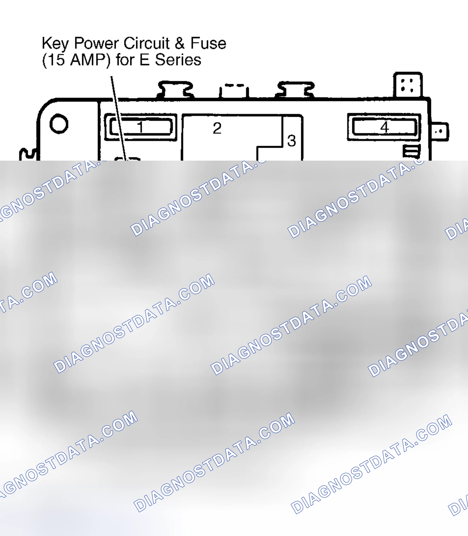 Scheme 121: Identifying KEY POWER Terminal in Fuse Panel