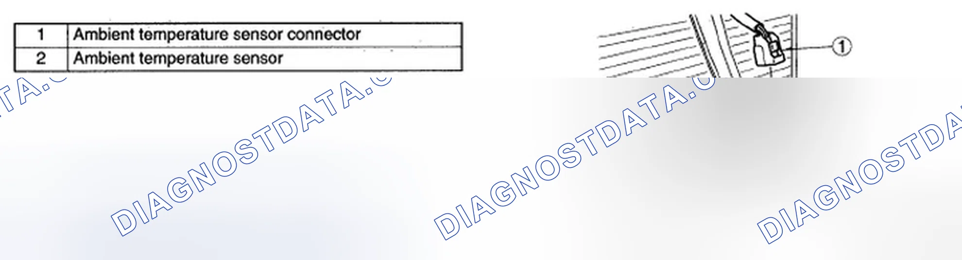 Scheme 45: AMBIENT TEMPERATURE SENSOR REMOVAL/INSTALLATION