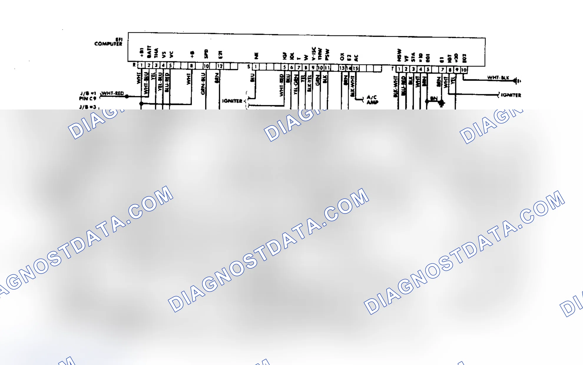 Scheme 50: EFI/TCCS Wiring Diagram (Camry)