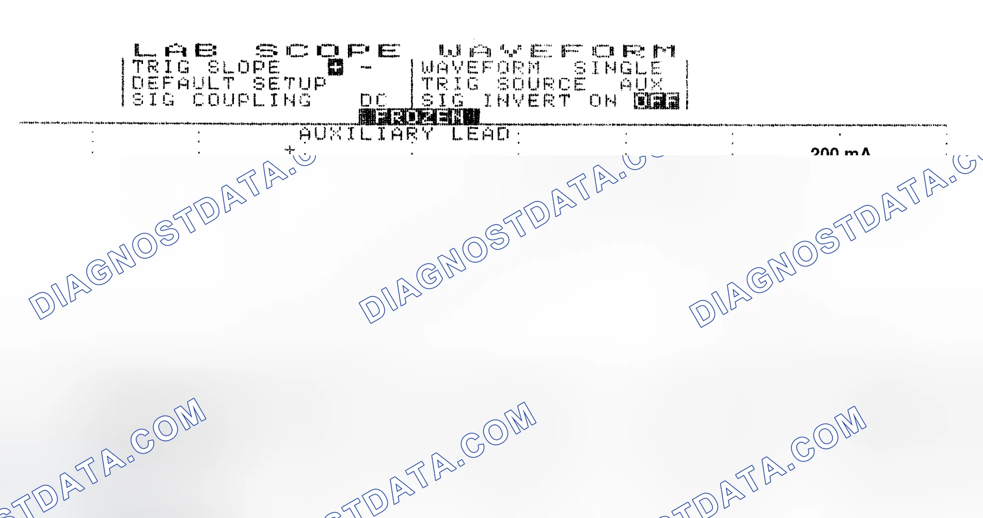 Scheme 13: Single Injector w/Normal Current Flow - Current Pattern