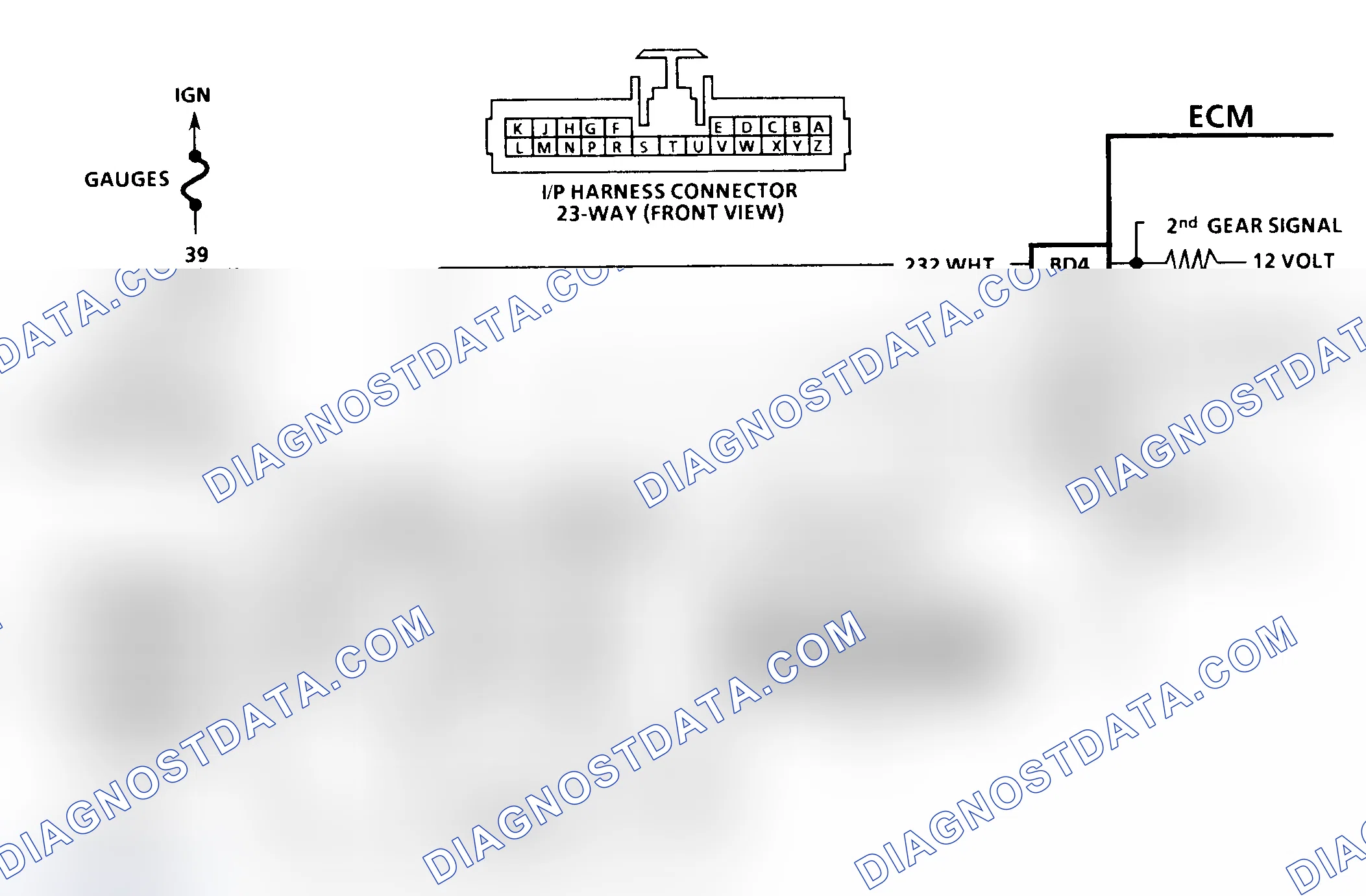 Scheme 202: Code 62, Schematic, Gear Switch Error, "J" Body