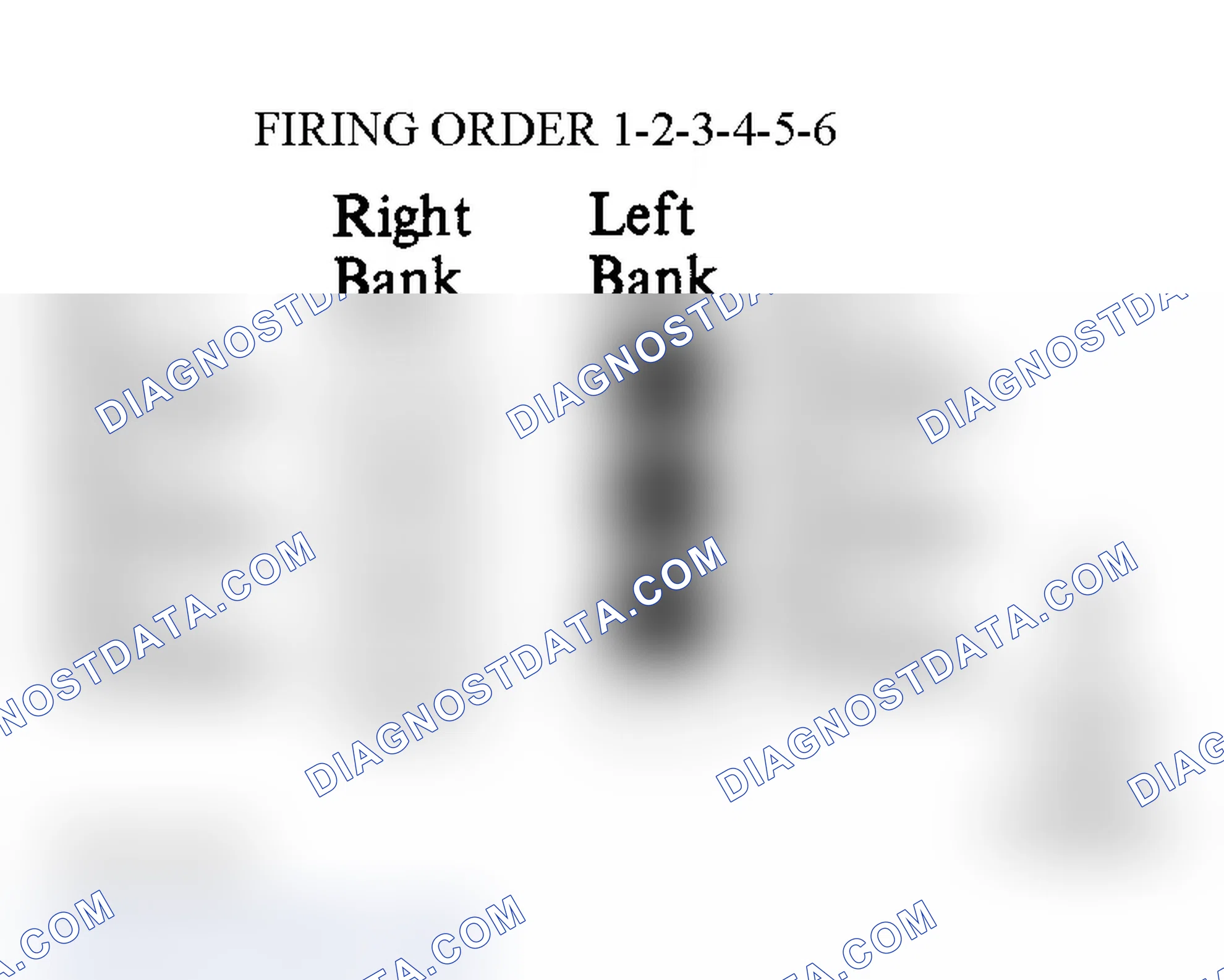 Scheme 4: Cylinder Numbering & Firing Order (Avalon 3.0L)