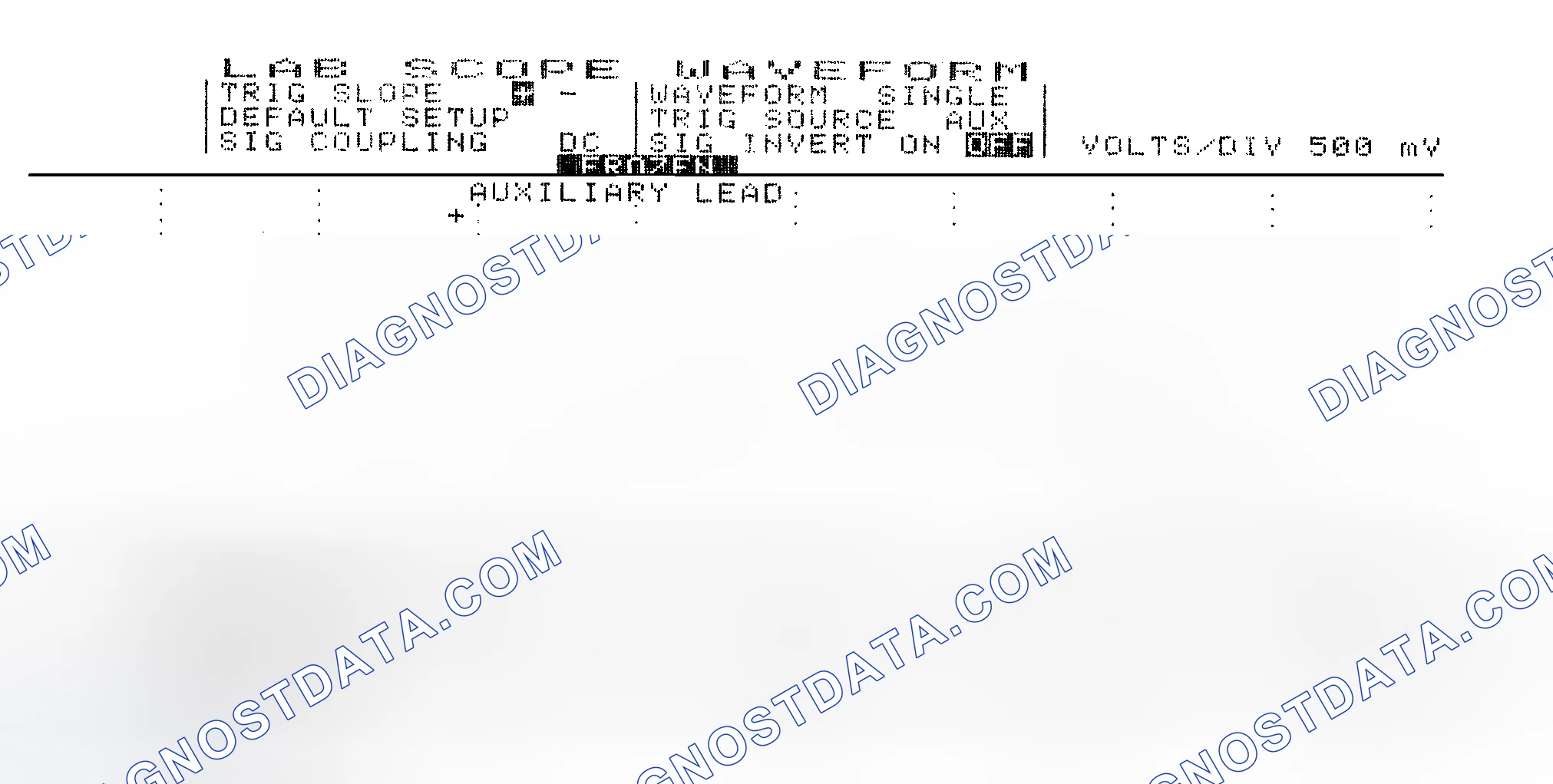 Scheme 14: Single Injector w/Excessive Current Flow - Current Pattern