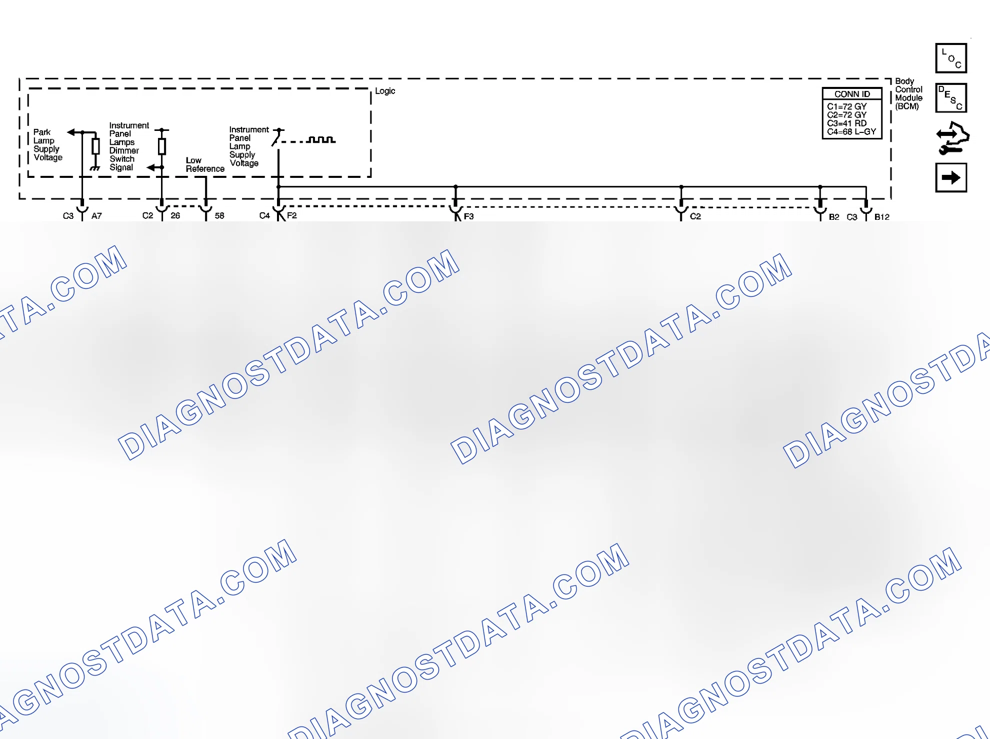 Scheme 10: Interior Lights Dimming Schematics