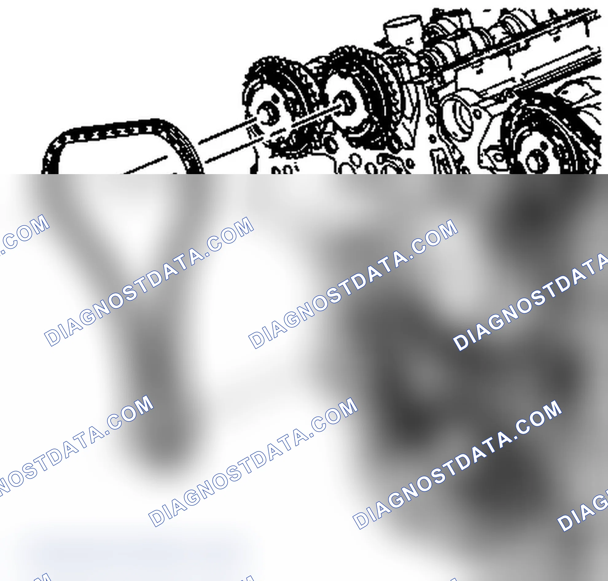 Scheme 43: Secondary Camshaft Drive Chain Removal - Right
