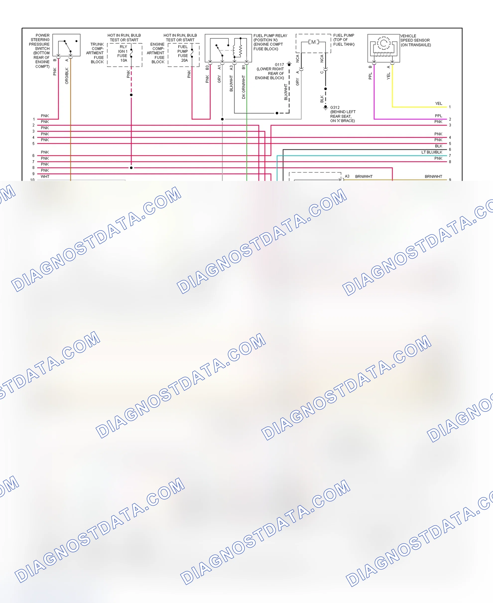 Scheme 3: 4.6L (VINs Y & 9) PCM Wiring Diagram (3 Of 4)