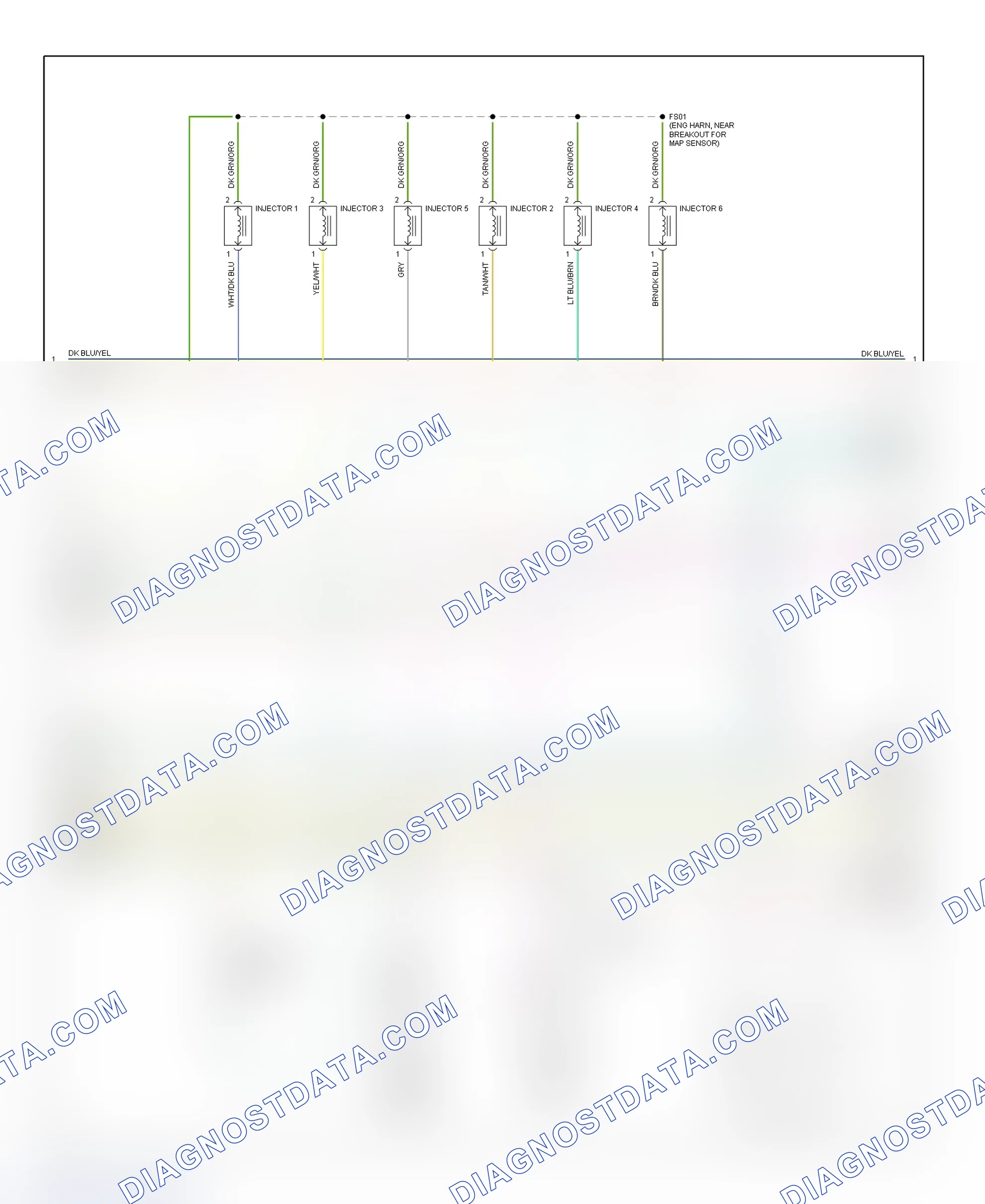 Scheme 14: PCM Wiring Diagram (Caravan & Voyager - 3.0L - 2 Of 3)