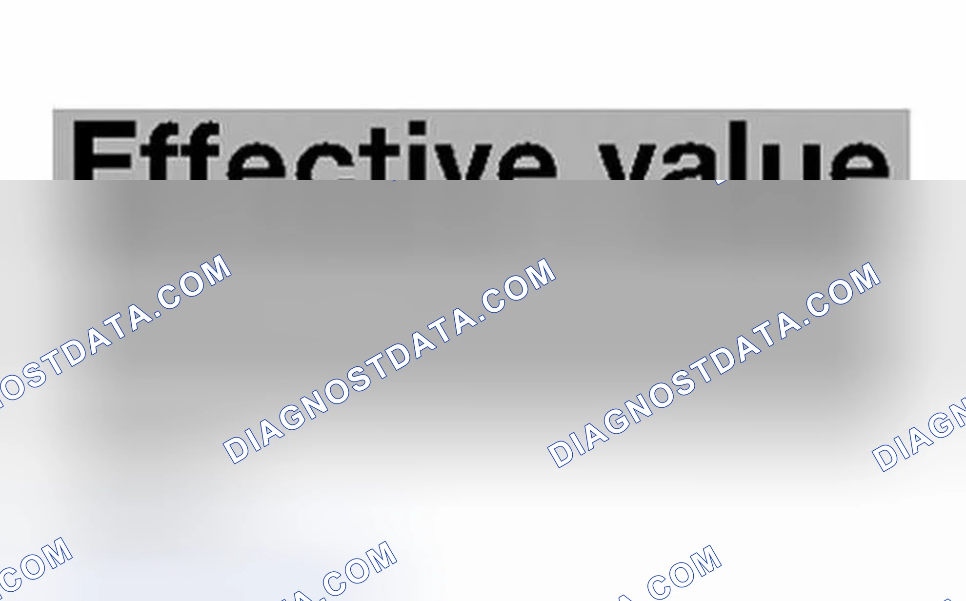 Scheme 550: Identifying Effective Value