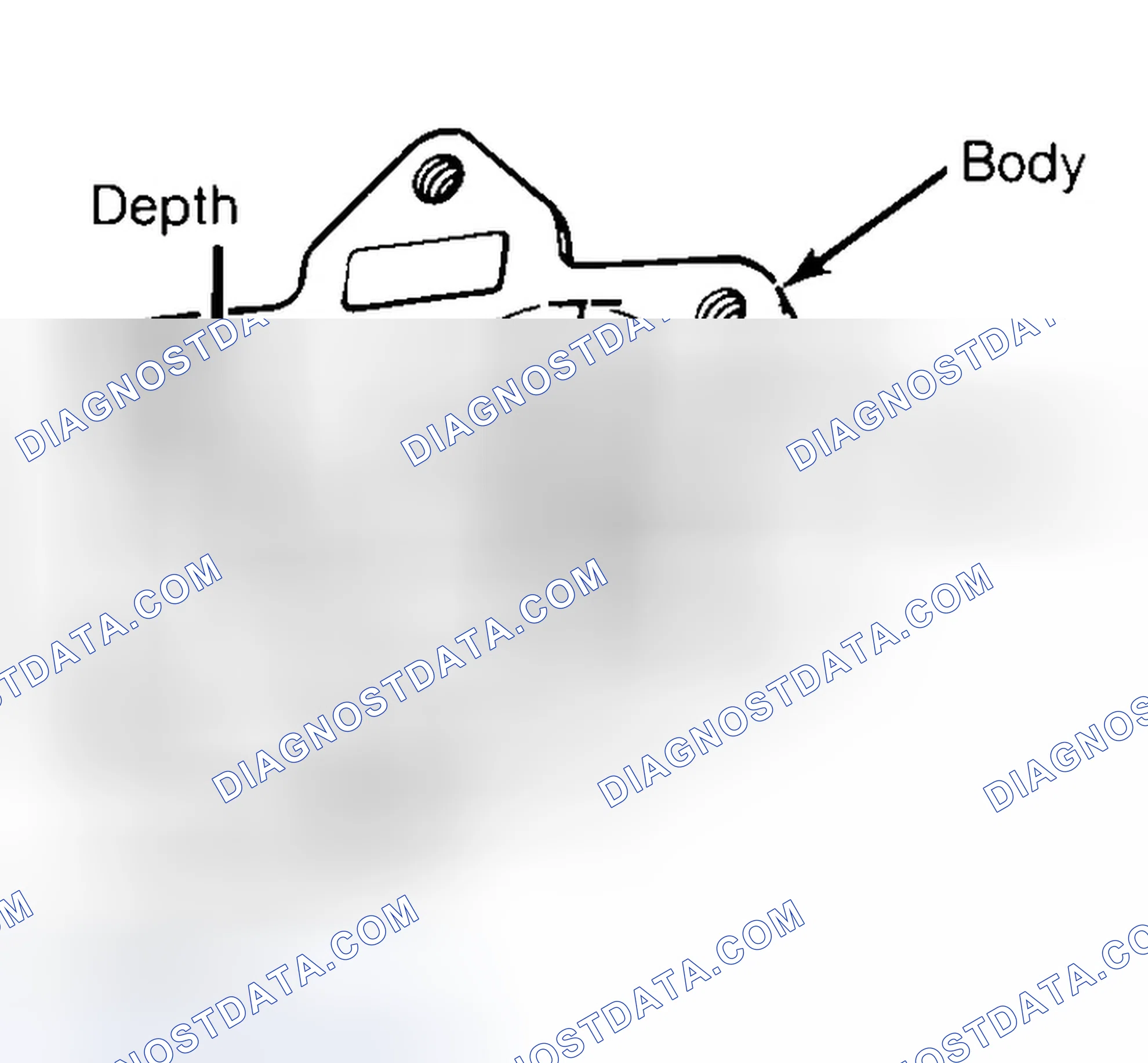 Scheme 35: Measuring Oil Pump Gear Cavity
