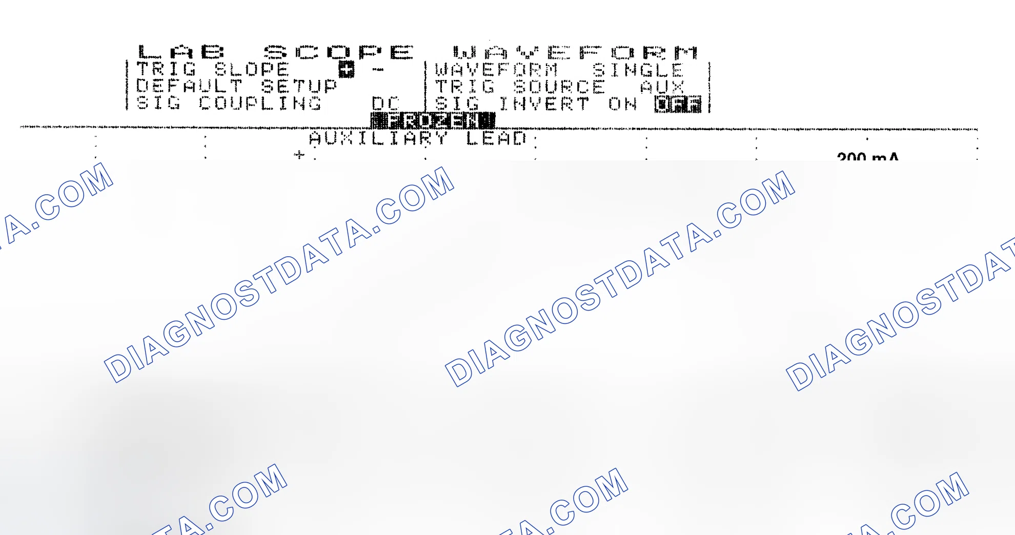 Scheme 13: Single Injector w/Normal Current Flow - Current Pattern