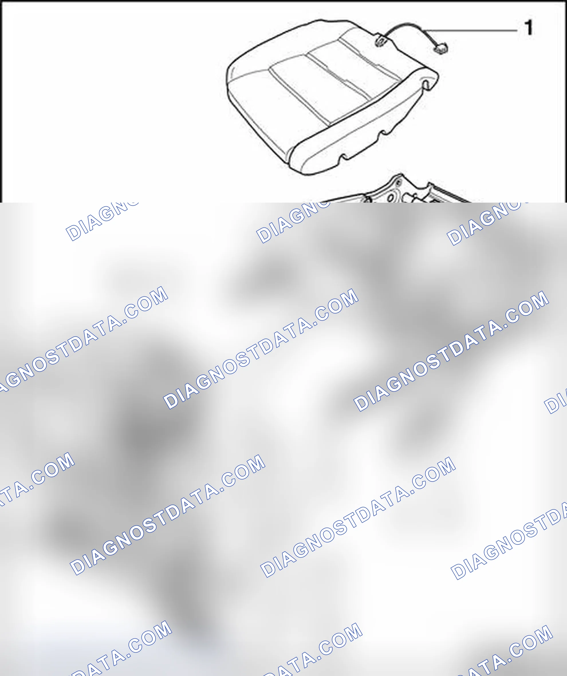 Scheme 243: Seat wiring assignment
