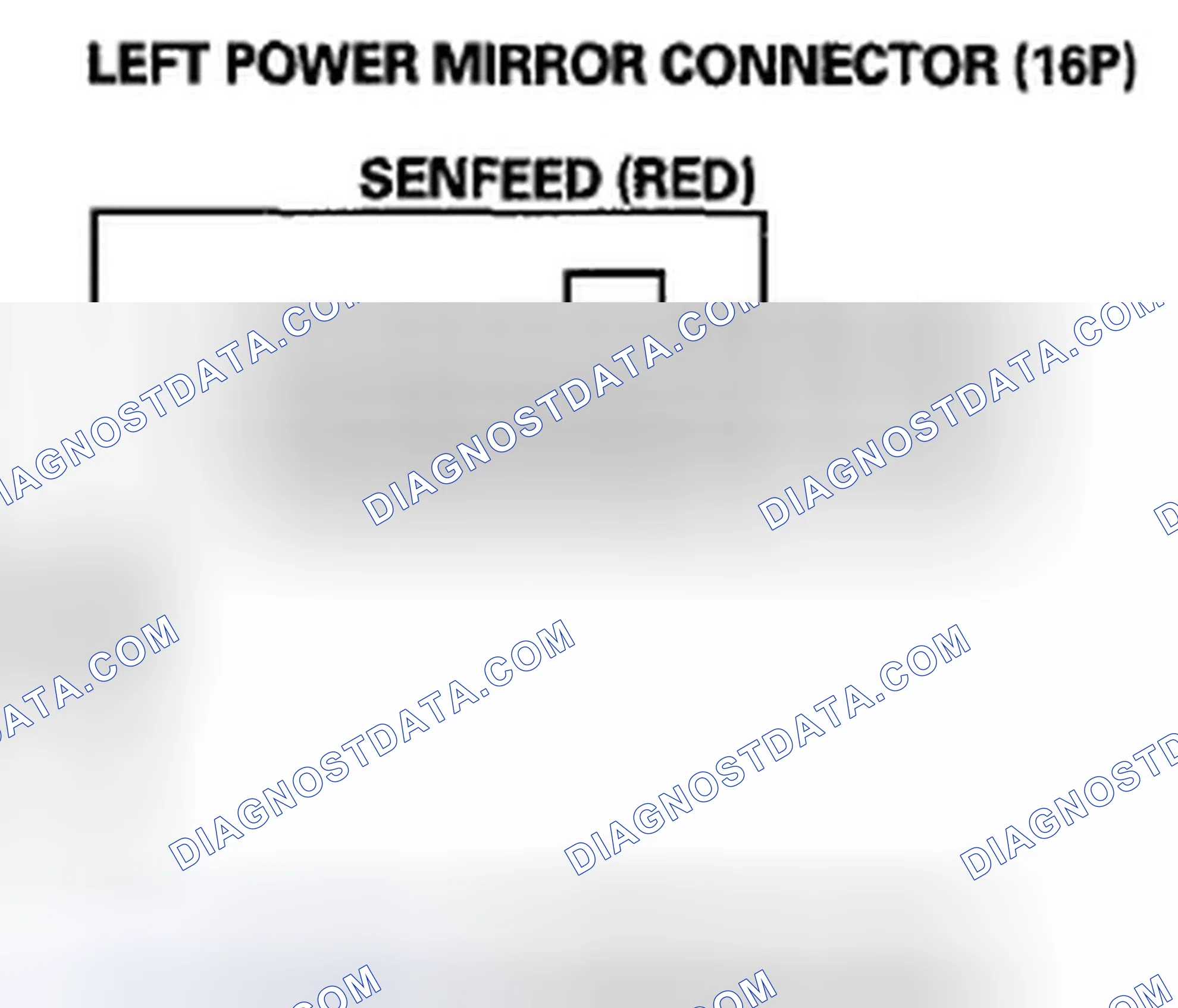 Scheme 54: DTC B1830: Right Mirror Horizontal Sensor Open