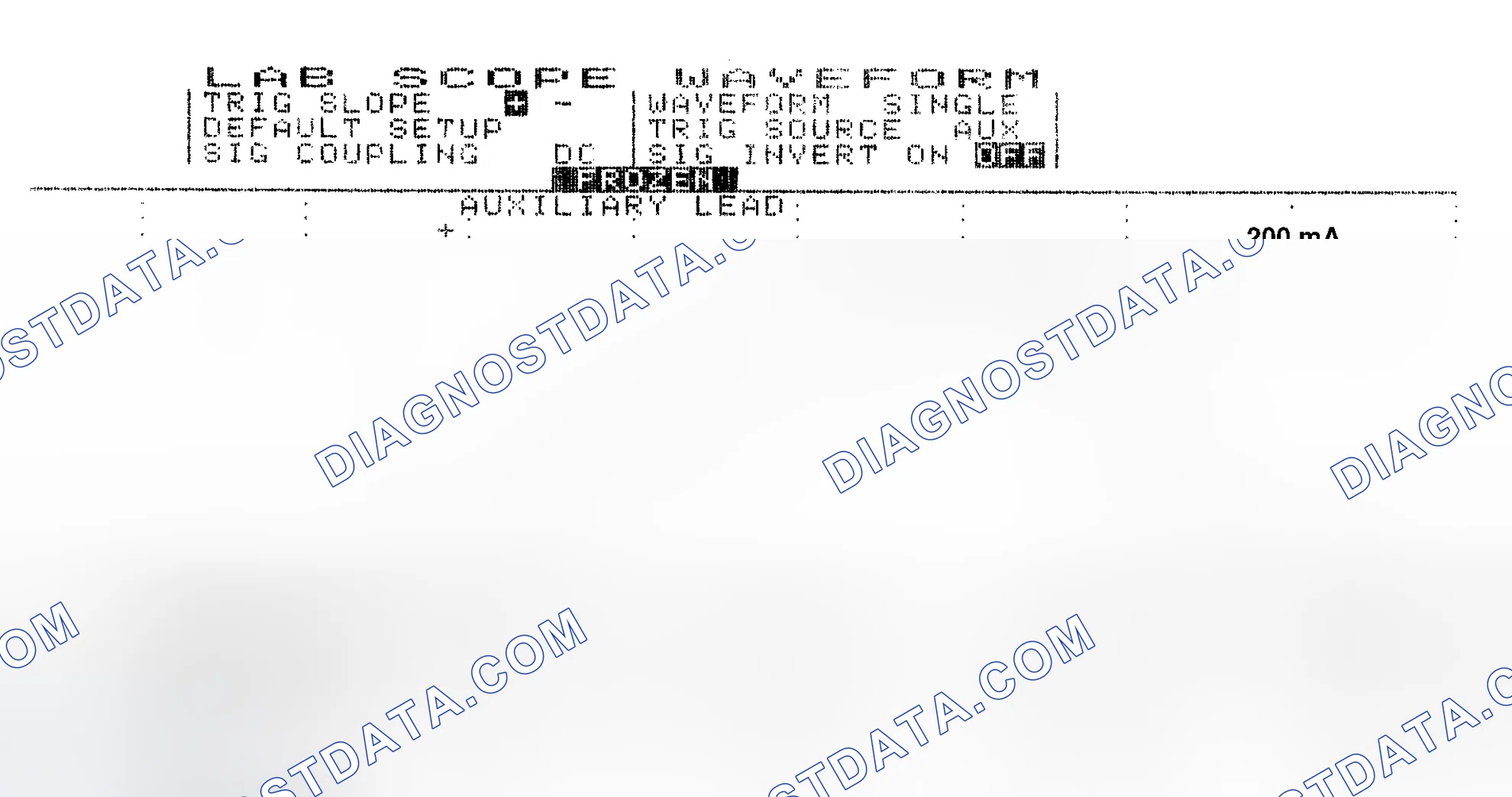 Scheme 13: Single Injector w/Normal Current Flow - Current Pattern
