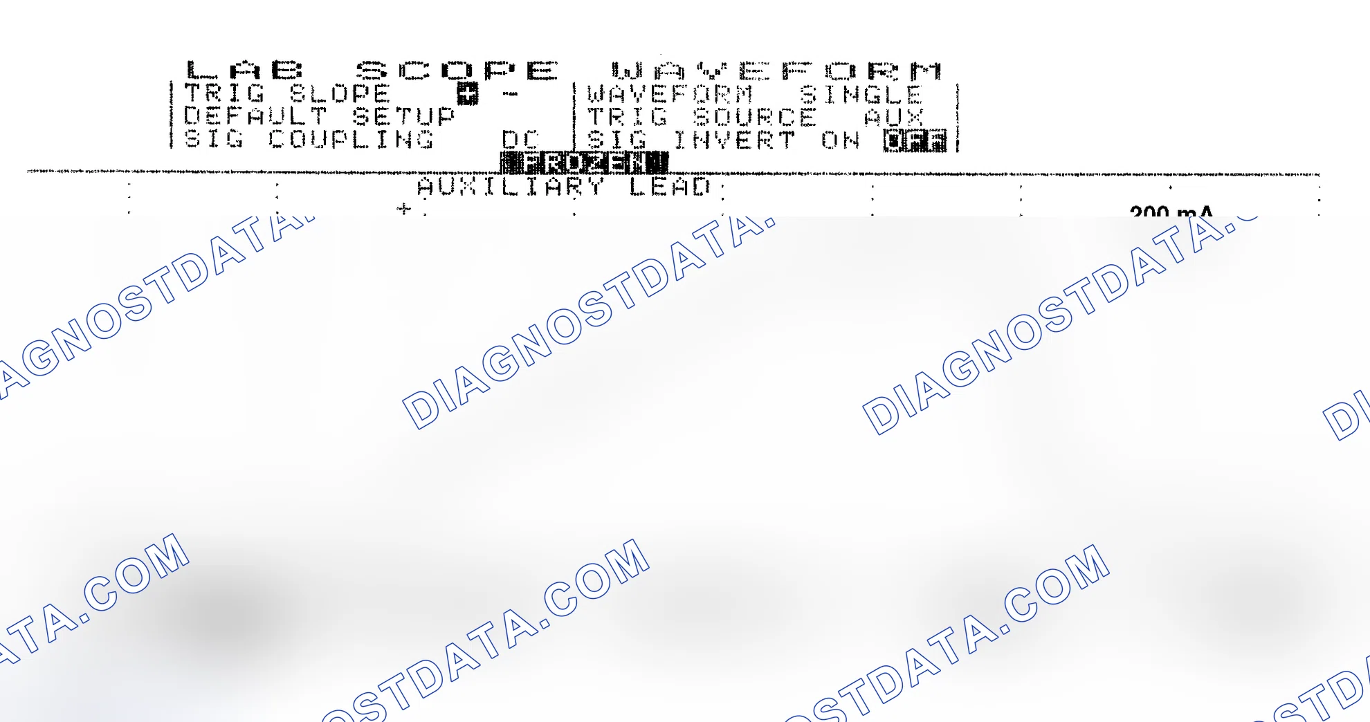 Scheme 13: Single Injector w/Normal Current Flow - Current Pattern