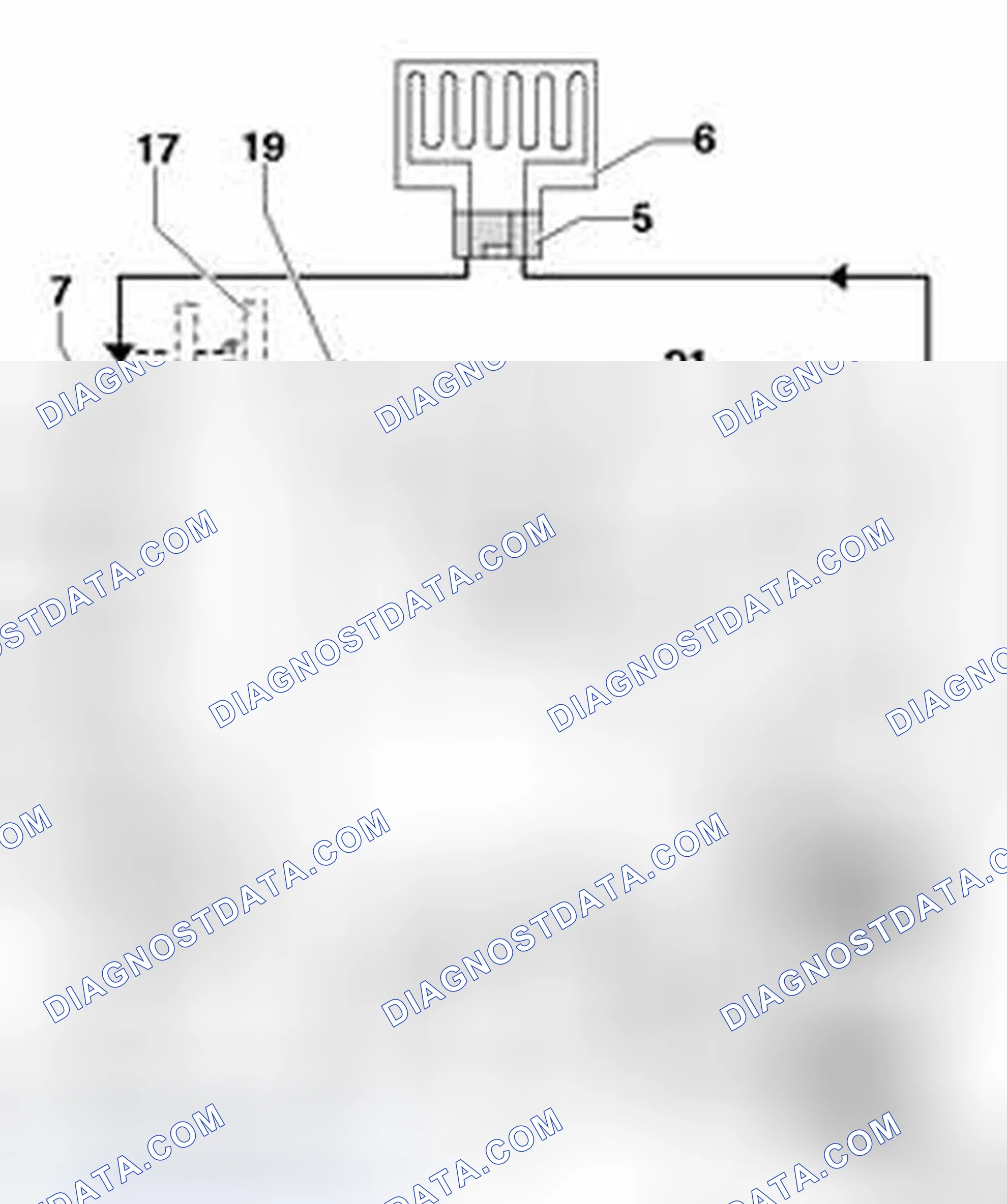 Scheme 4: Refrigerant circuit with expansion valve, fluid reservoir and second evaporator