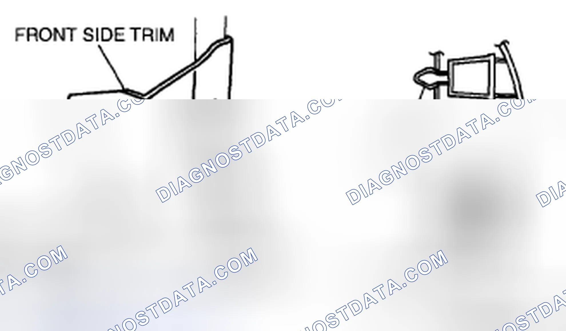 Scheme 38: FRONT SIDE TRIM REMOVAL/INSTALLATION