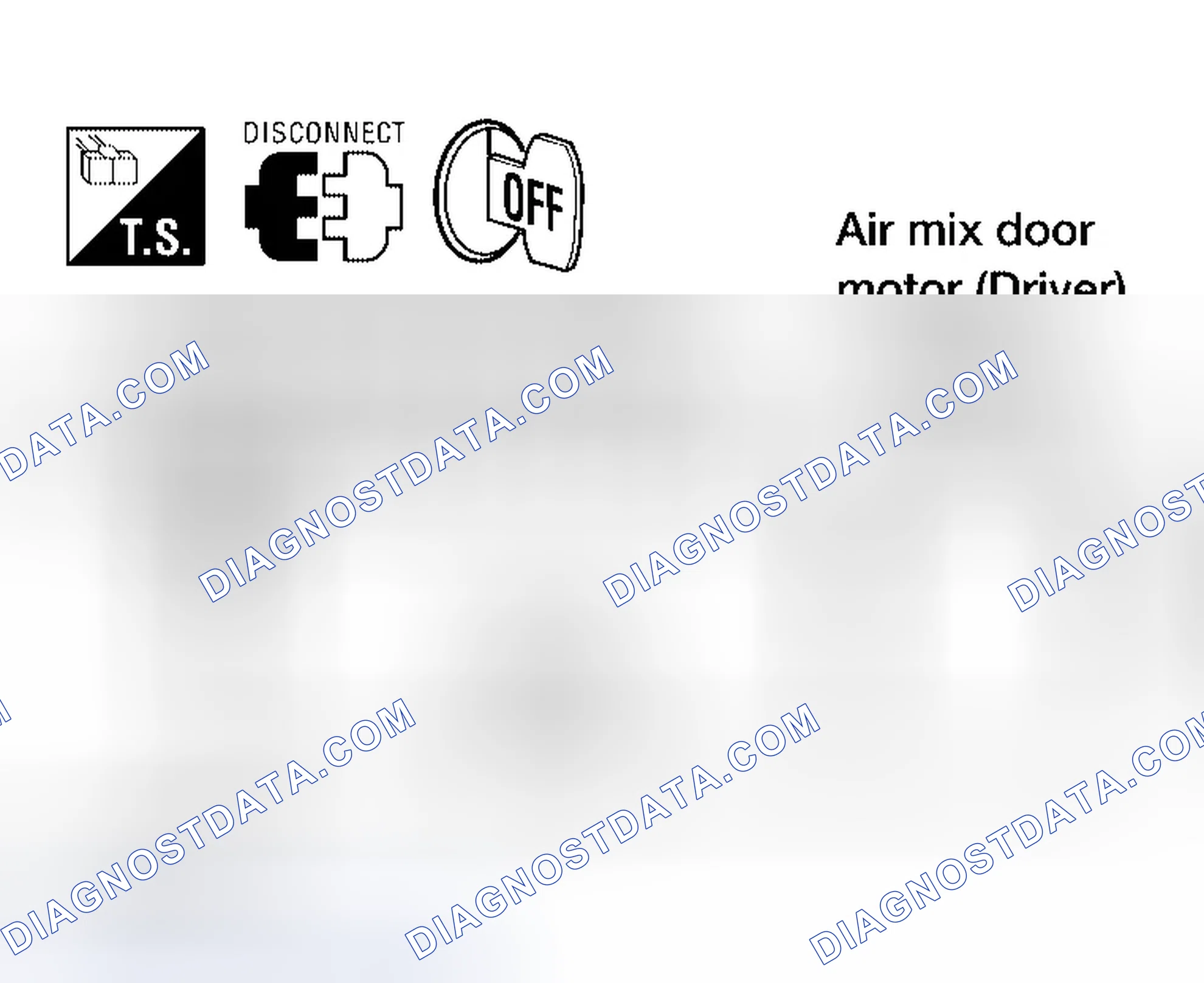 Scheme 234: DIAGNOSTIC PROCEDURE FOR AIR MIX DOOR MOTOR (DRIVER)