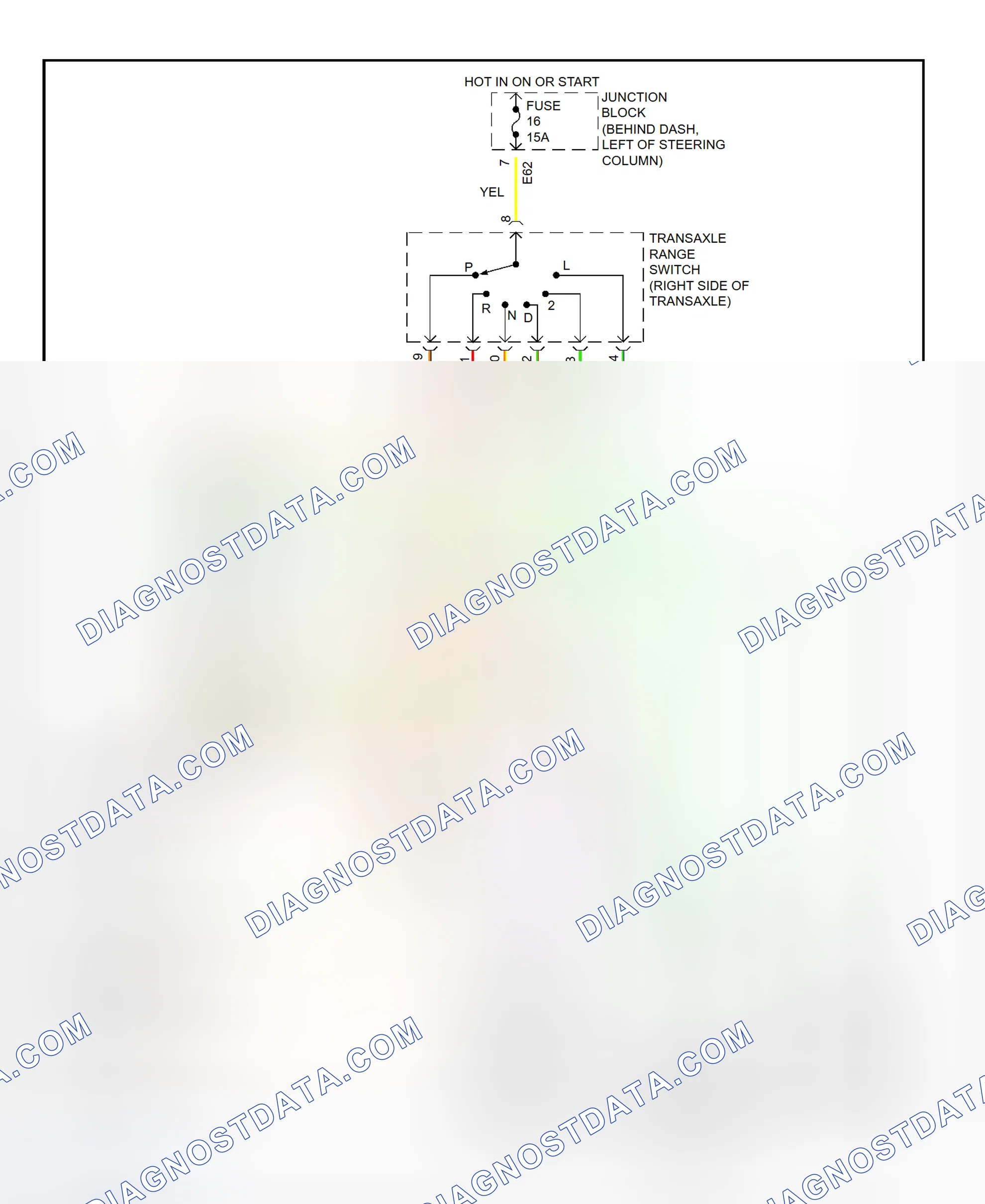Scheme 49: Transaxle Electronic Control System Wiring Diagram (ECC - Suzuki Swift)