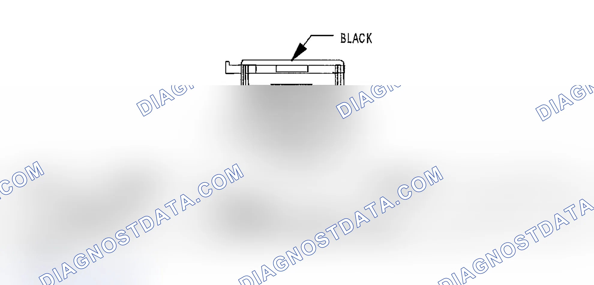 Scheme 325: CONDENSER FAN CONNECTOR END VIEW