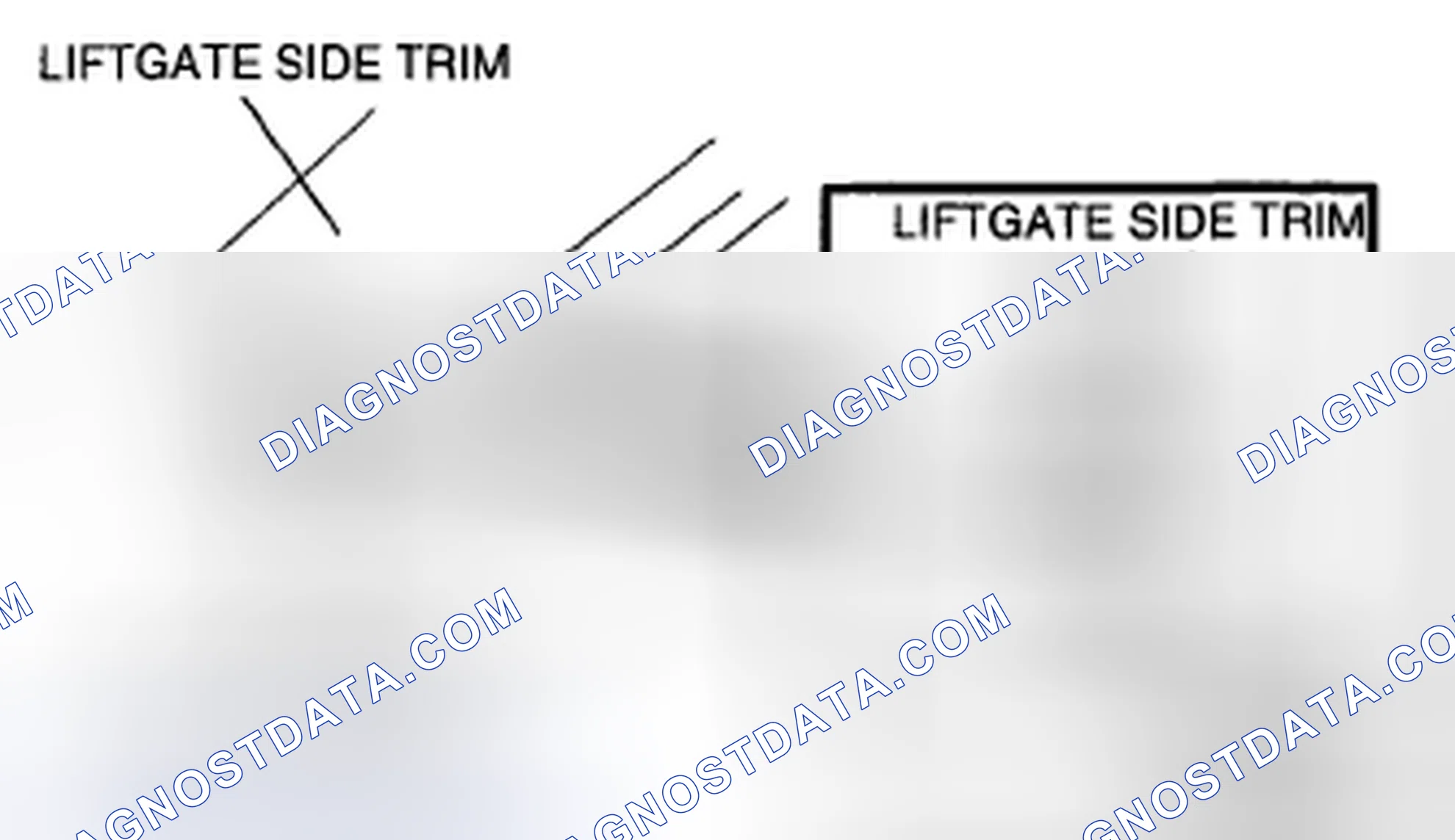Scheme 54: LIFTGATE SIDE TRIM REMOVAL/INSTALLATION