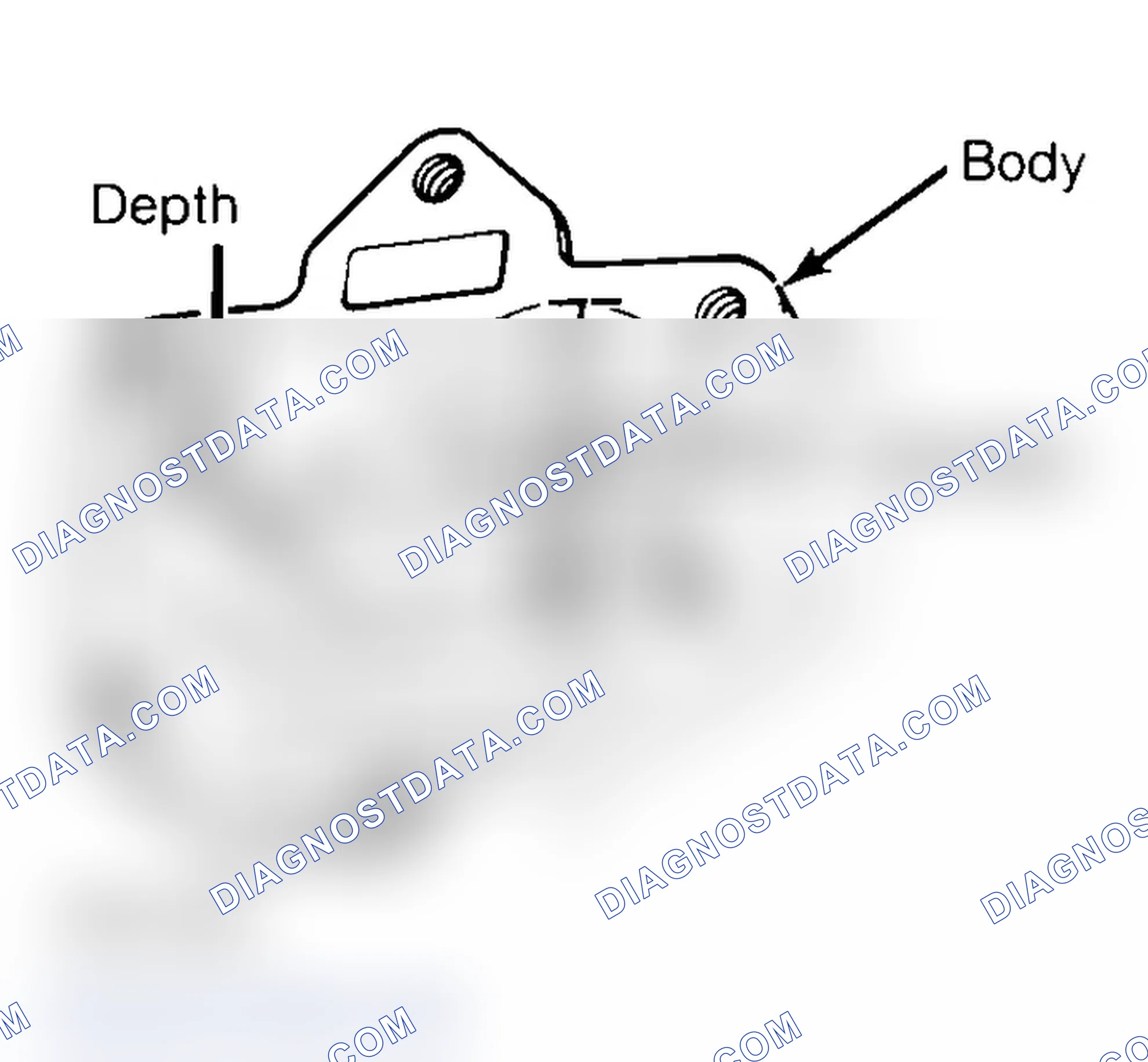 Scheme 35: Measuring Oil Pump Gear Cavity