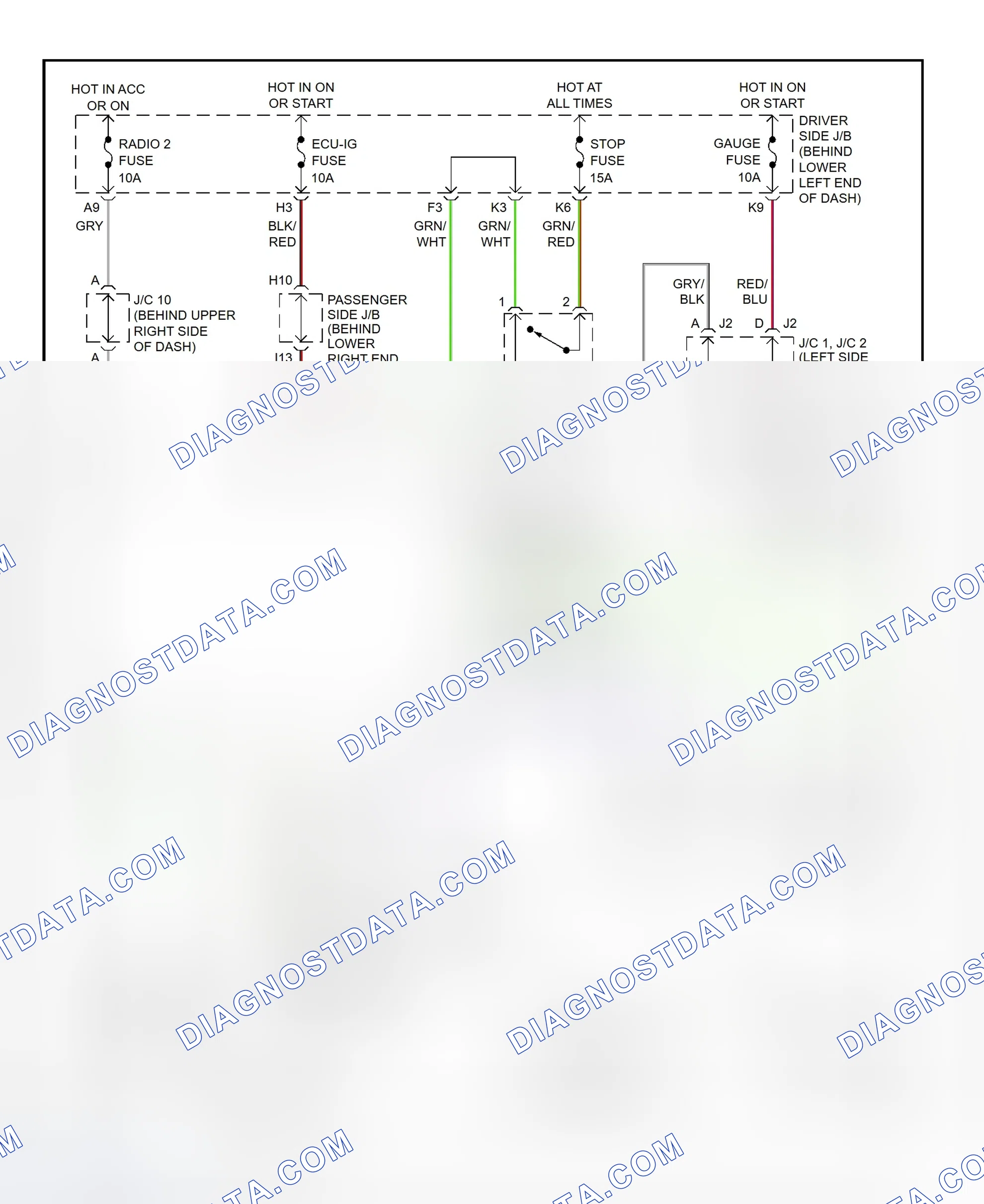 Scheme 385: Shift Interlock System Wiring Diagram (2002 - Lexus IS300)