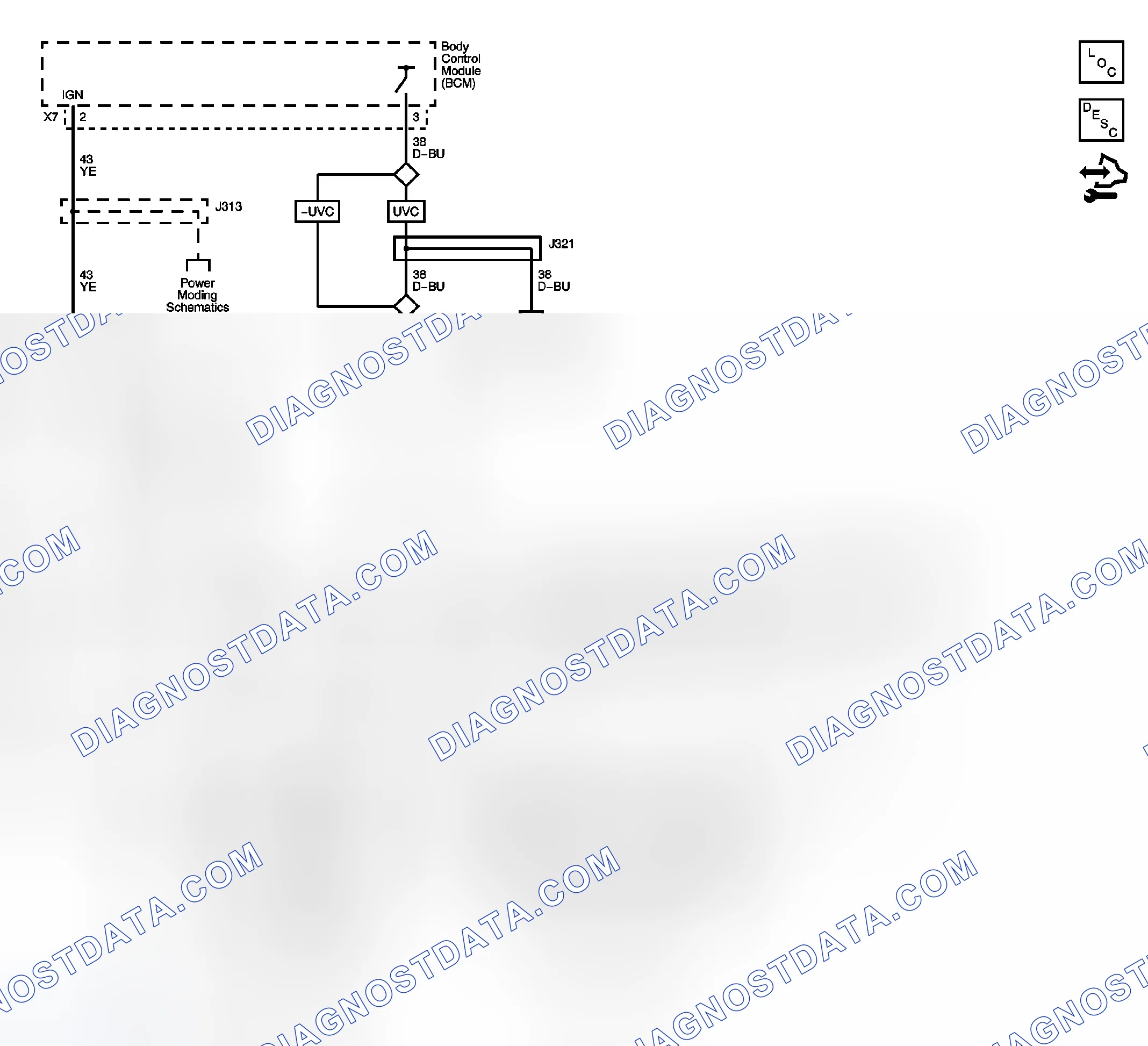 Scheme 1: Inside Rearview Mirror Schematics