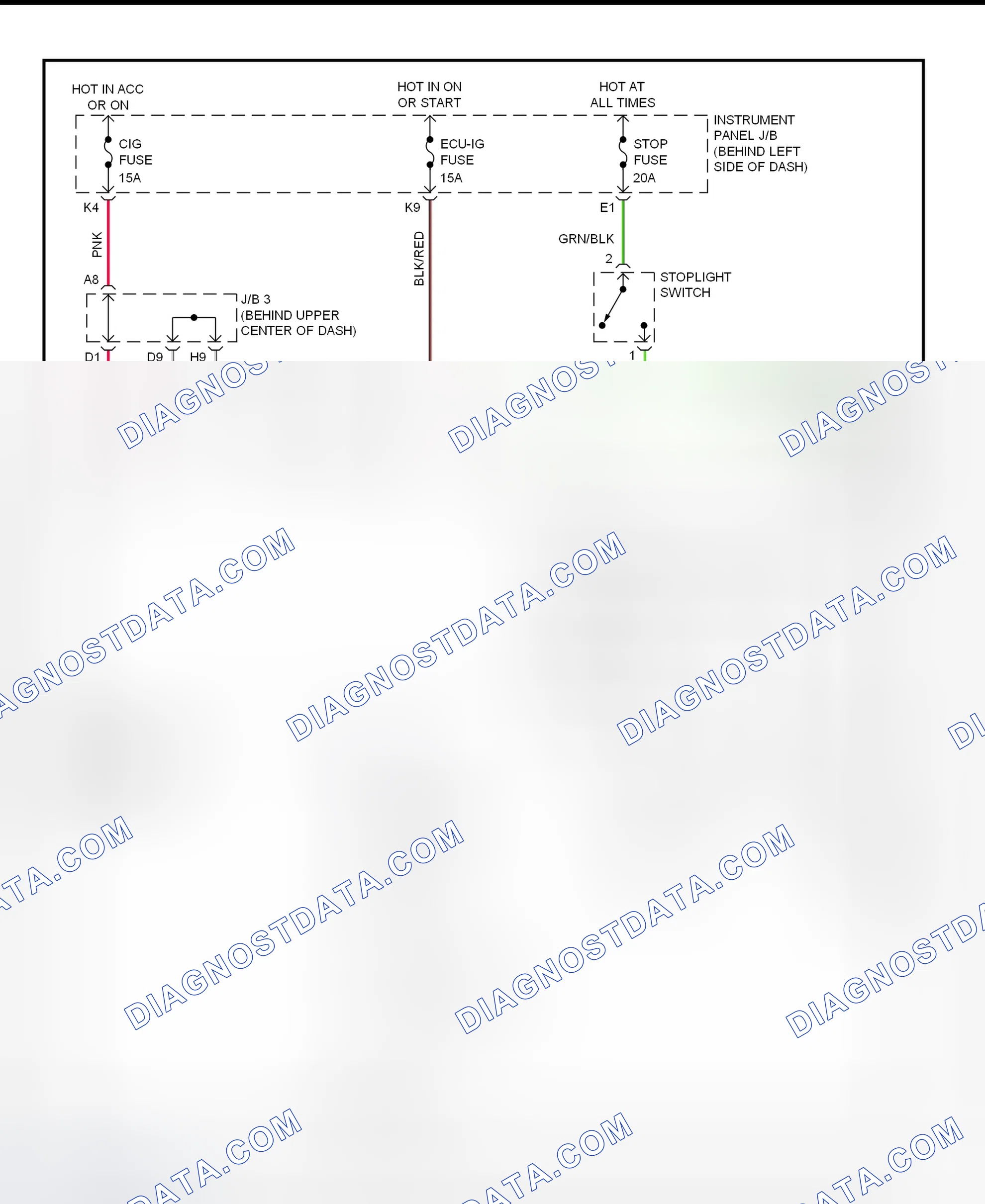 Scheme 315: Shift Interlock System Wiring Diagram (2002 - Lexus RX300)