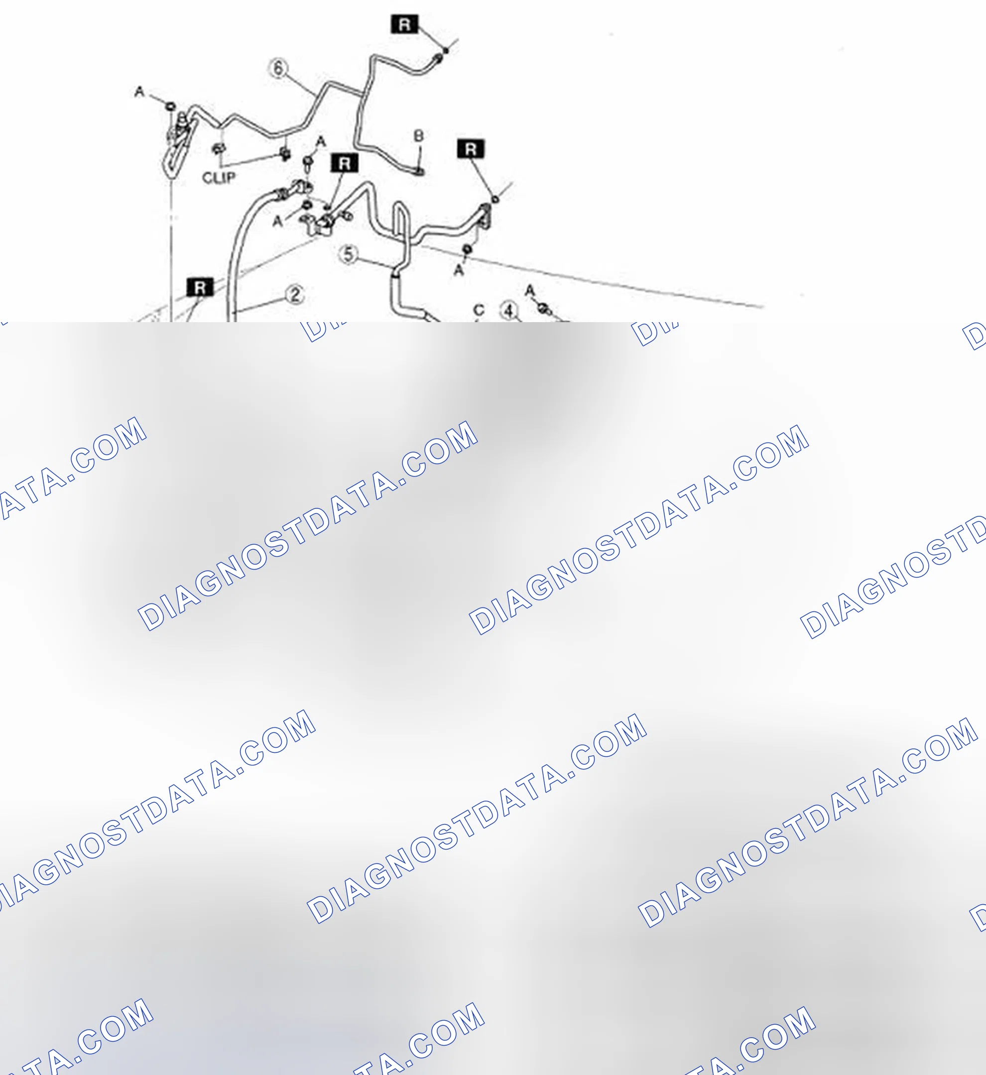 Scheme 131: REFRIGERANT LINE REMOVAL/INSTALLATION