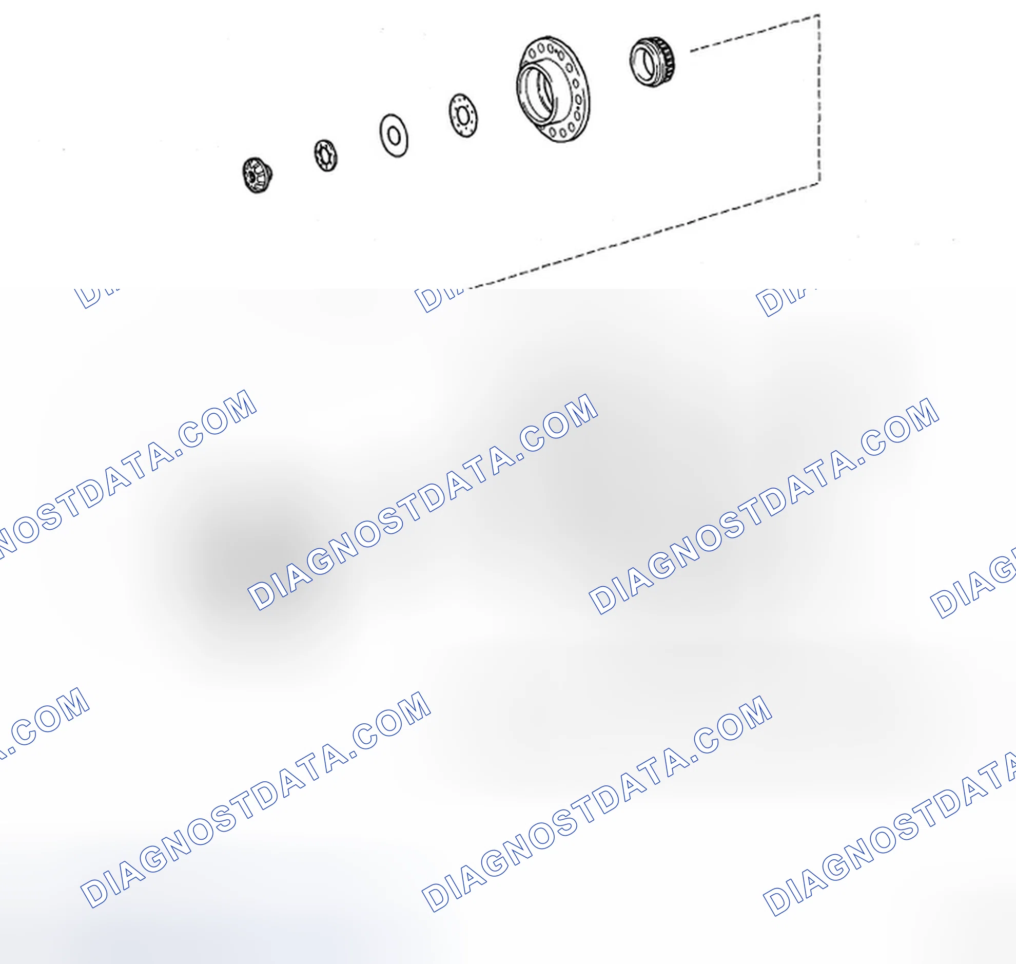 Scheme 700: Identifying Differential Oil Seal Components (1 Of 2)