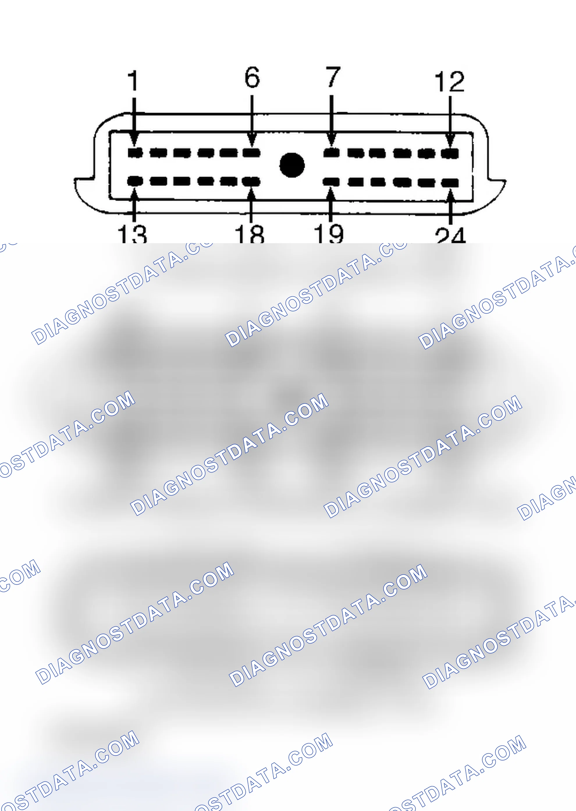 Scheme 74: PCM & CCRM Connector (X1)