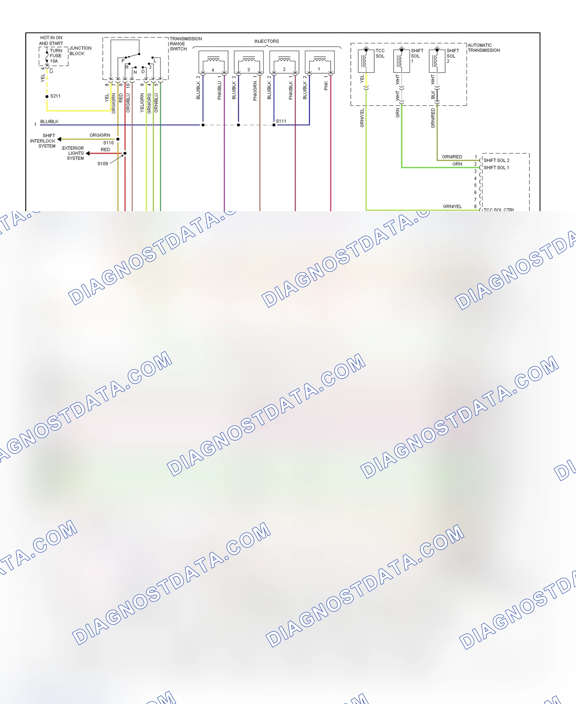 Scheme 184: PCM Wiring Diagram (Tracker - 2.0L - 3 Of 3)